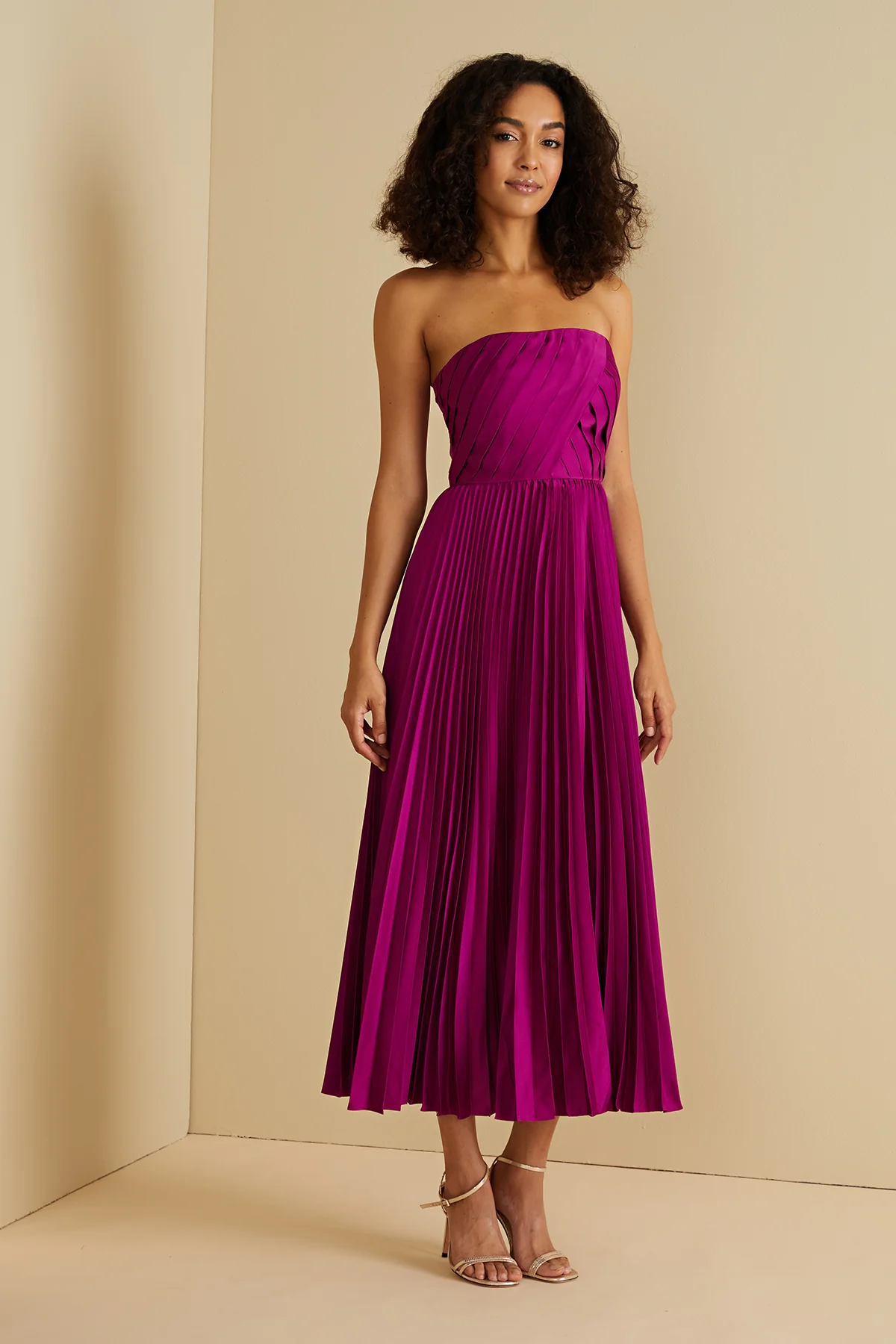 Conan Strapless Midi Dress - Image 5