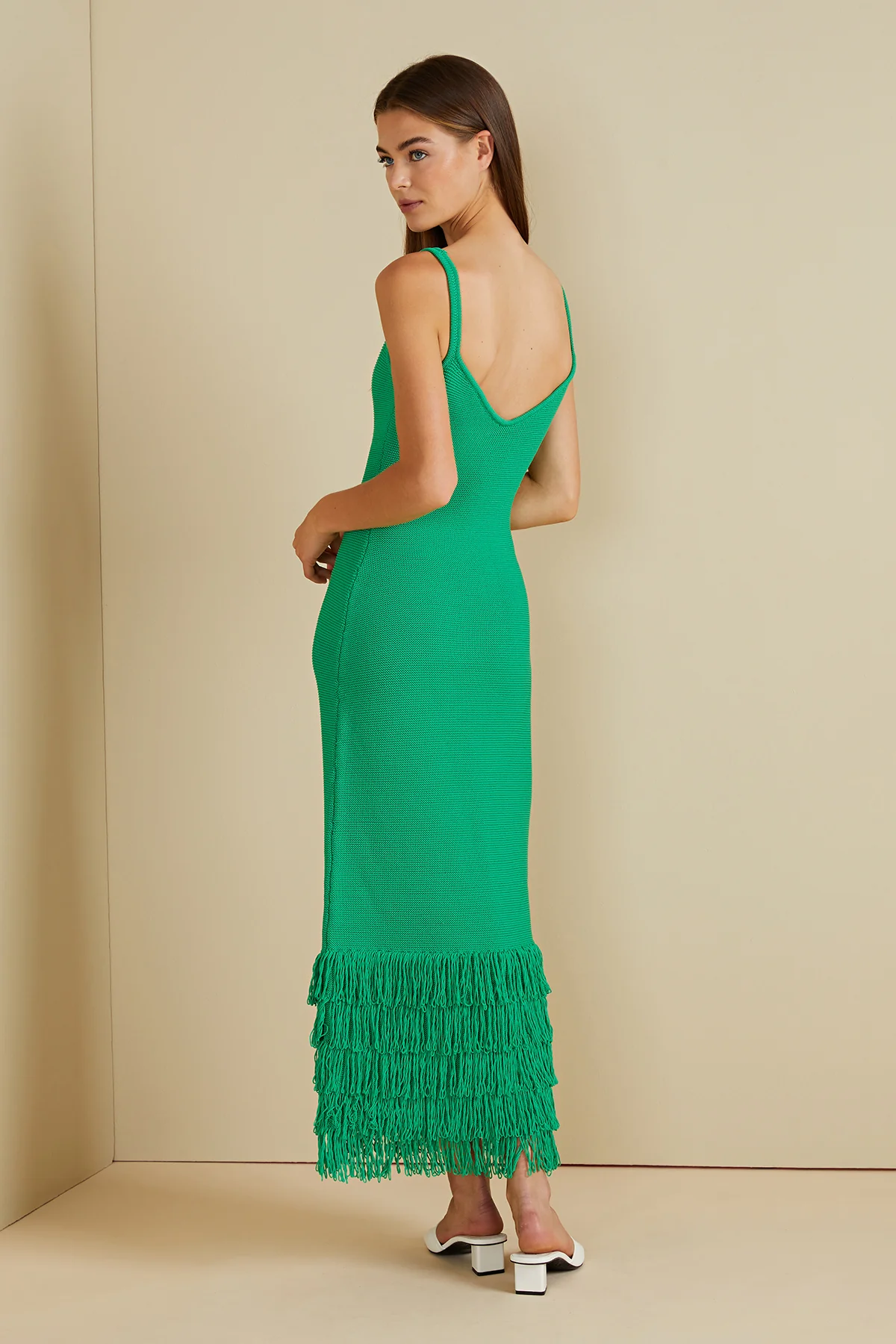 Decker Fringe Midi Dress - Image 2