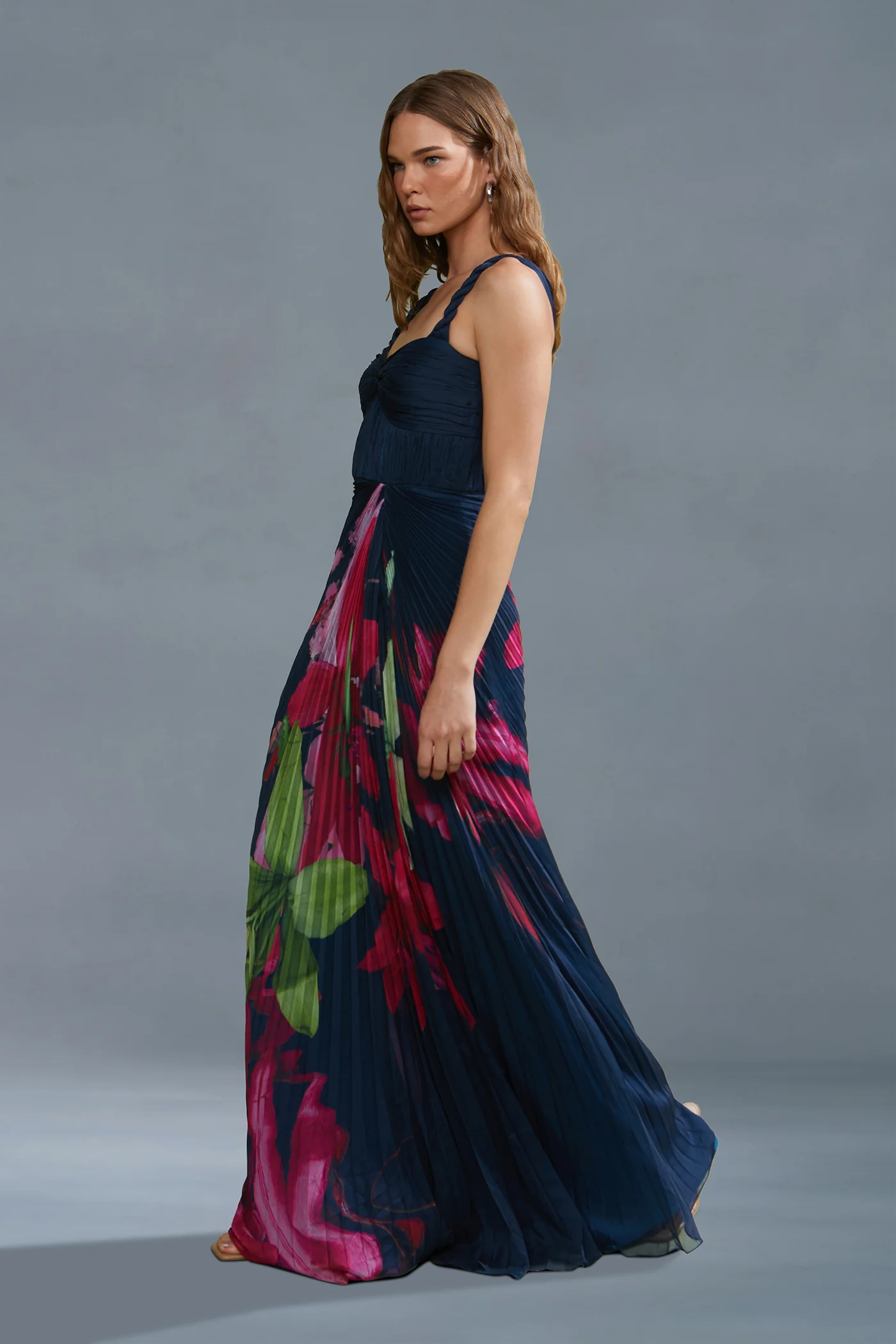 Drea Pleated Gown - Image 11