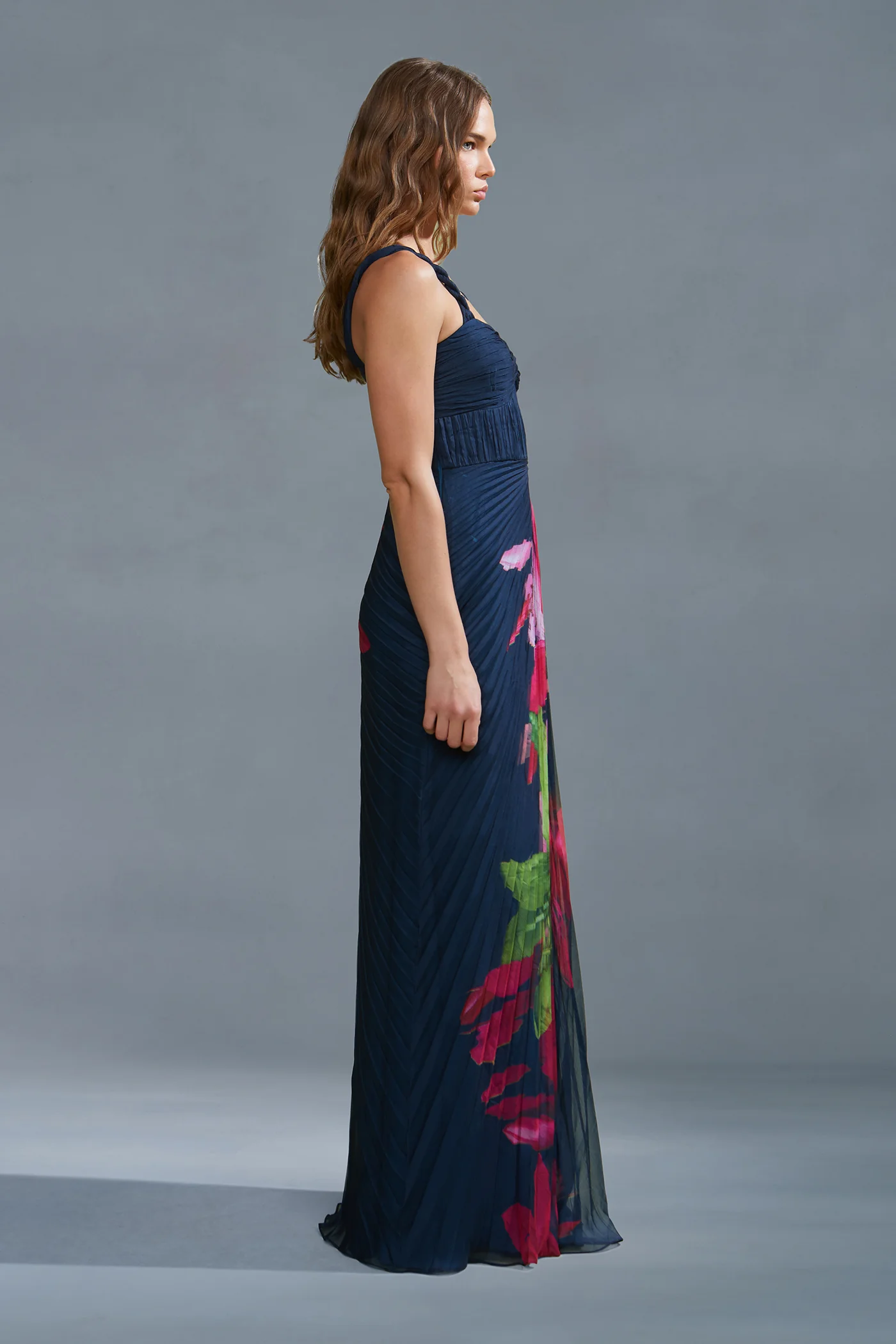 Drea Pleated Gown - Image 8