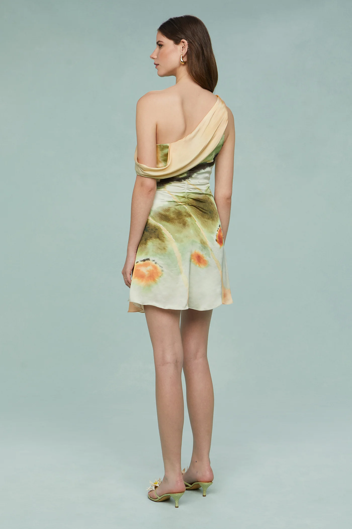 Elowen Print Mini Dress - Image 11