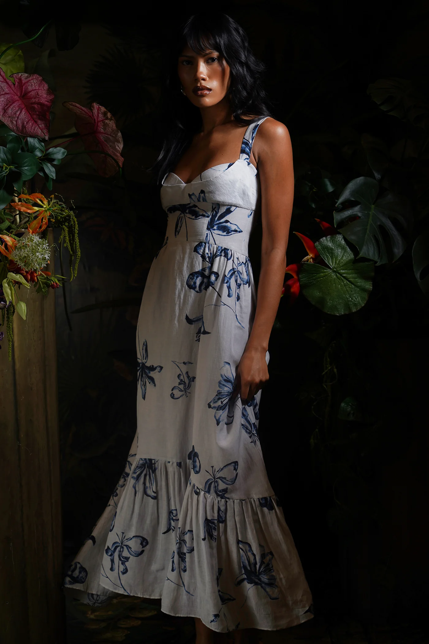 Evris Ruffle Hem Dress - Image 4