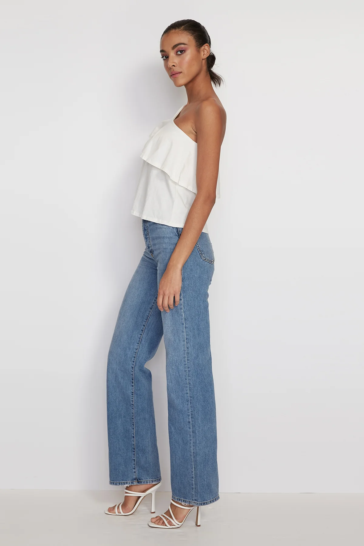 Femi One Shoulder T-Shirt - Image 3