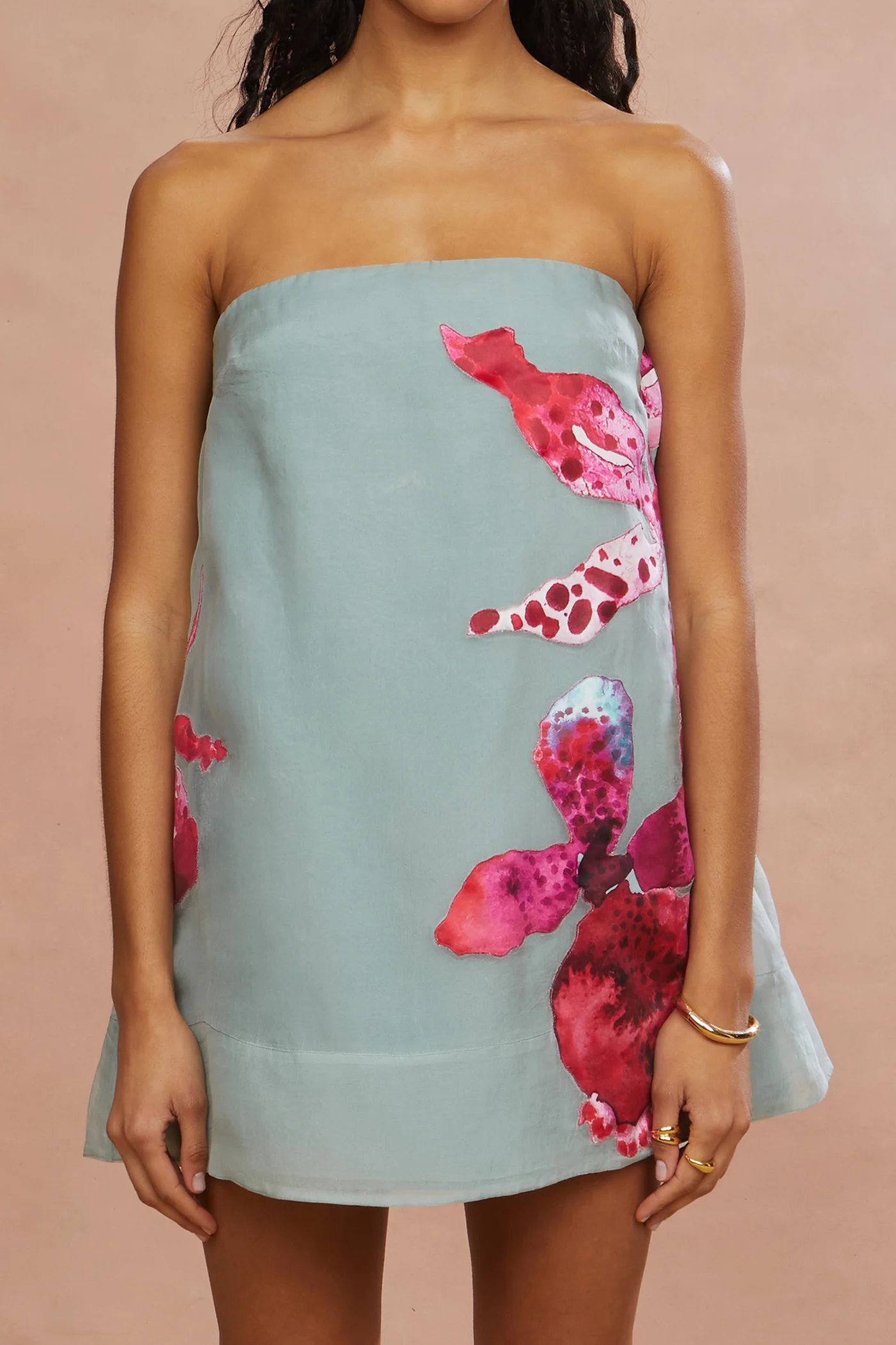 Fran Strapless Mini Dress - Image 4