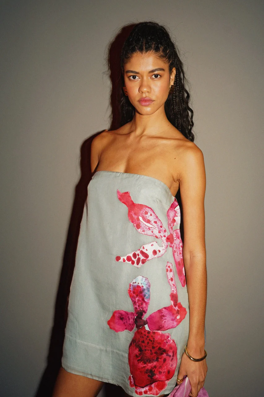 Fran Strapless Mini Dress - Image 7