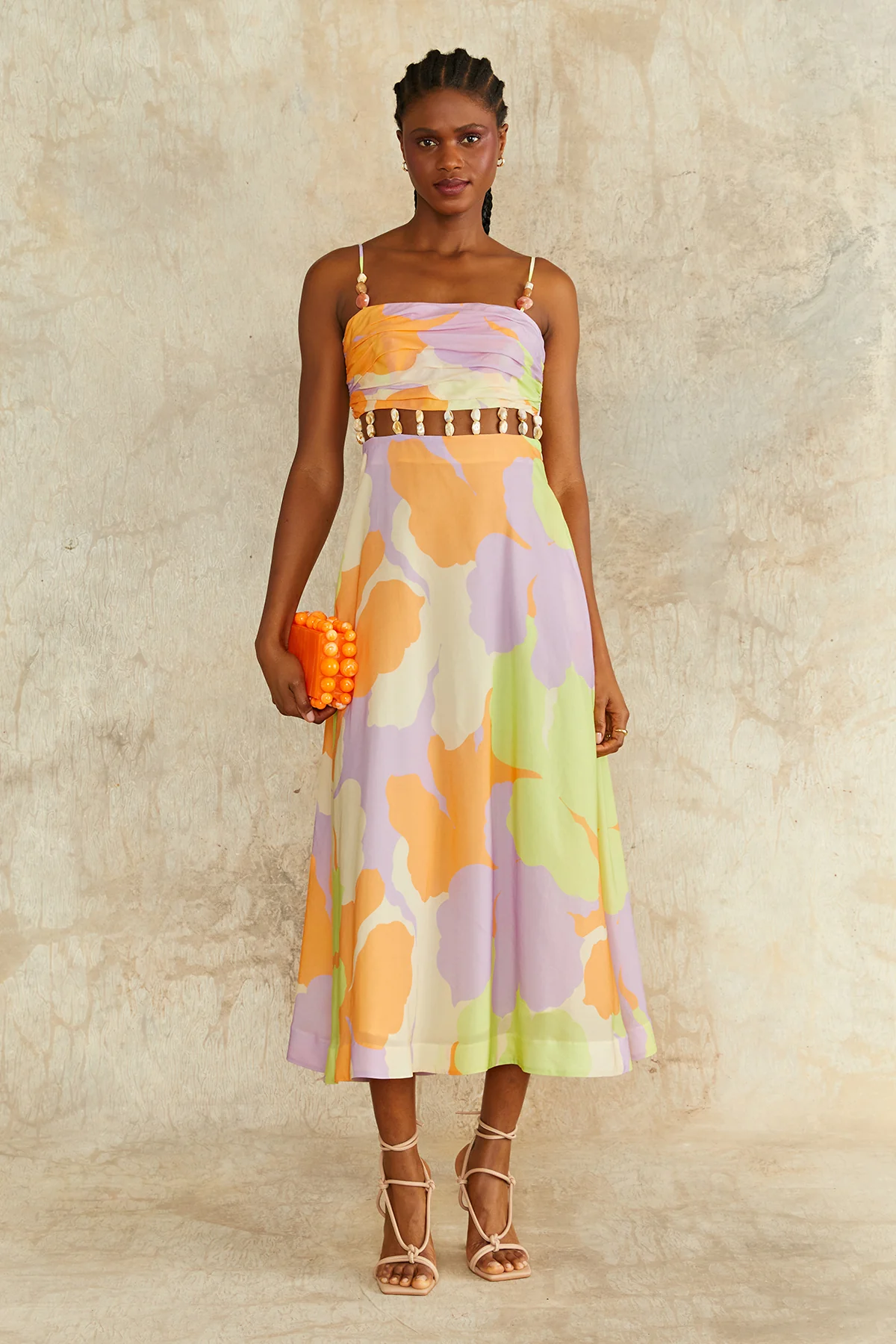 Georgie Beaded Waist Midi