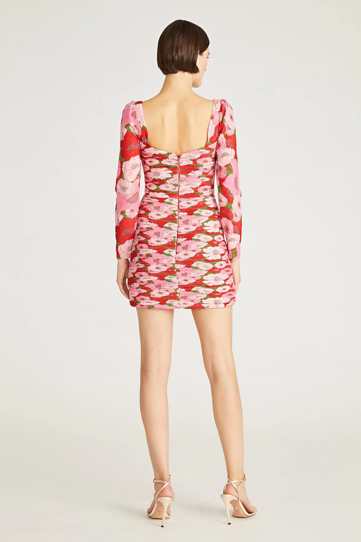 Giulia Pleated Mini Dress - Image 3