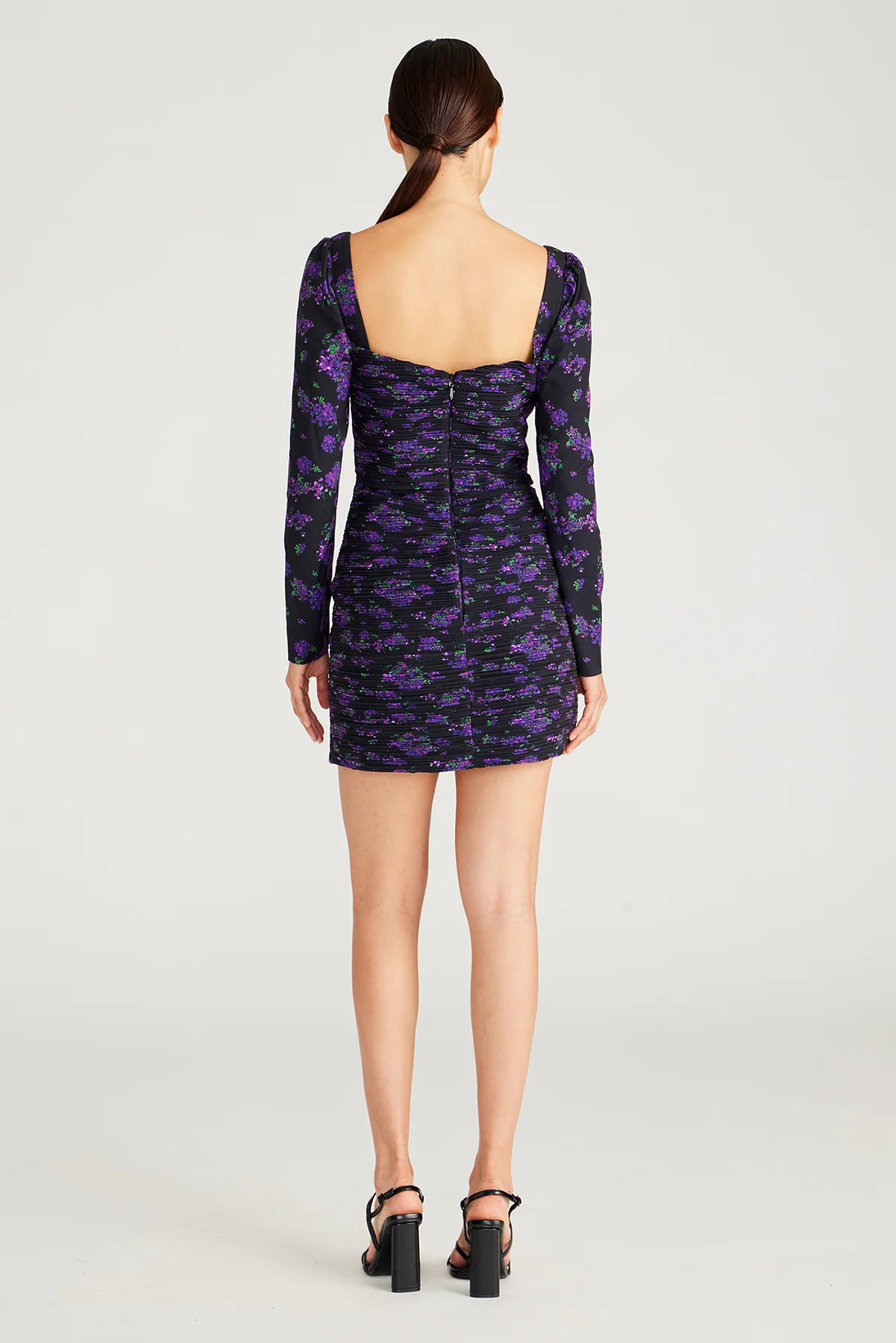 Giulia Pleated Mini Dress - Image 2