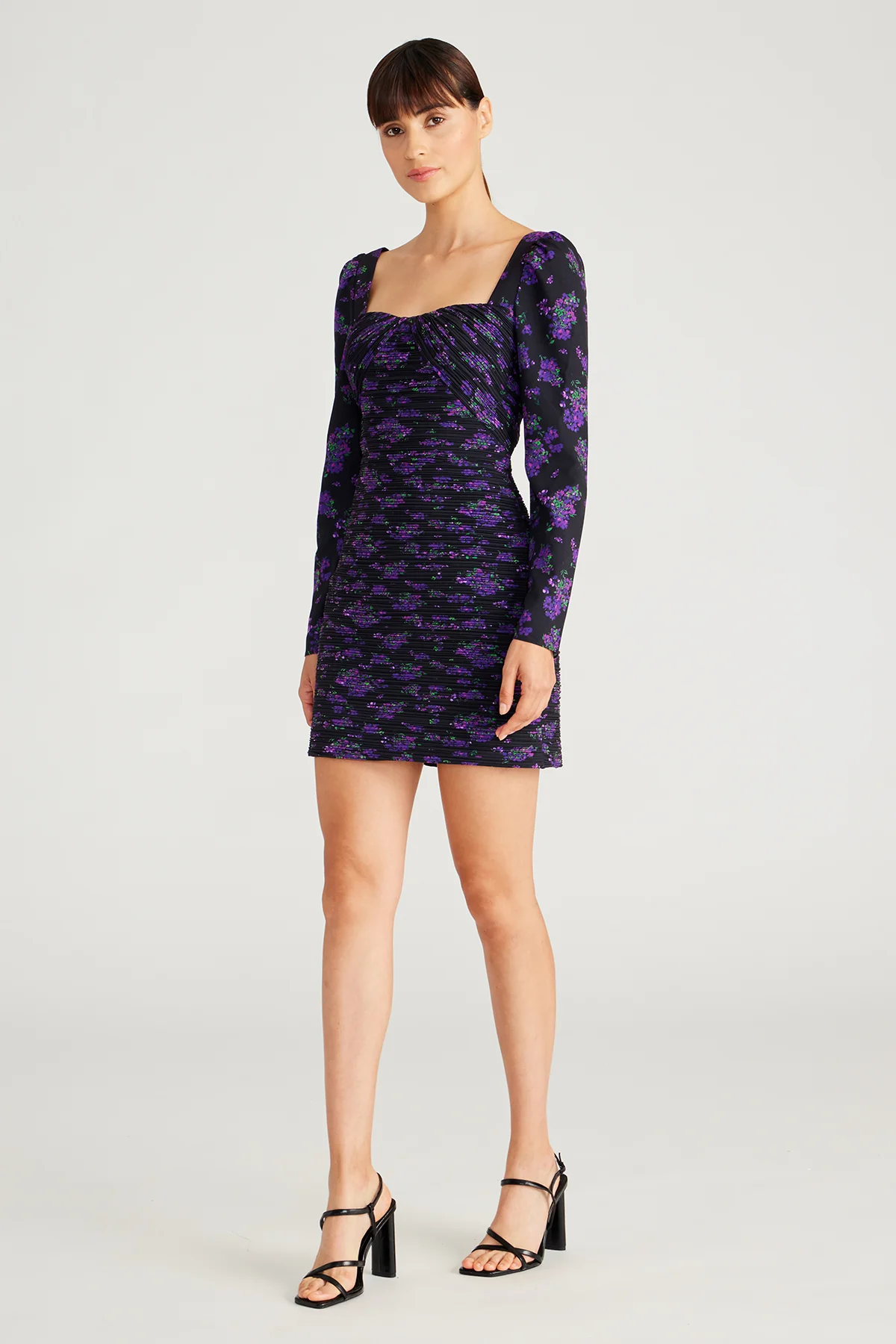 Giulia Pleated Mini Dress - Image 3