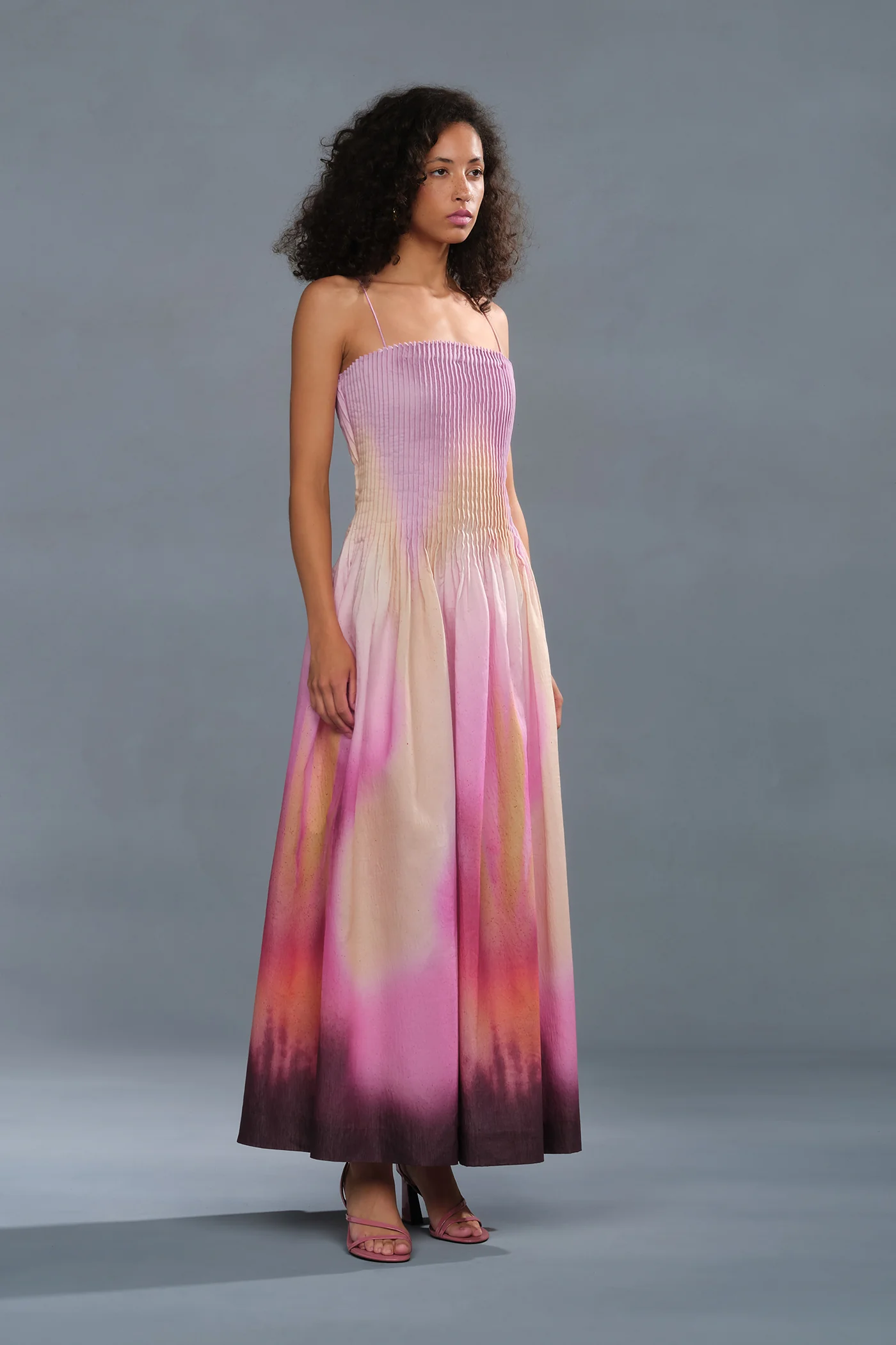 Grecia Pleated Dress - Image 3