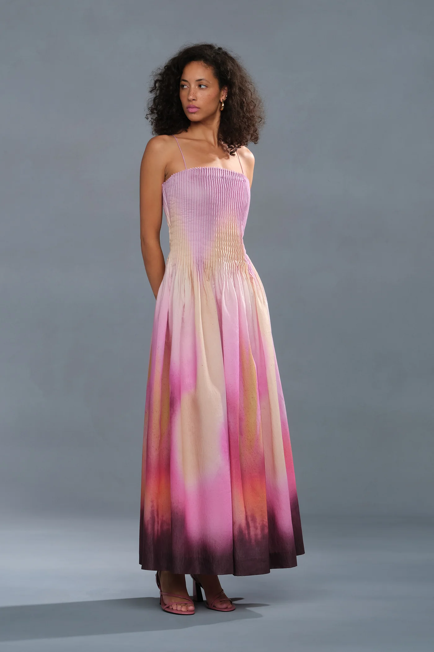 Grecia Pleated Dress - Image 6