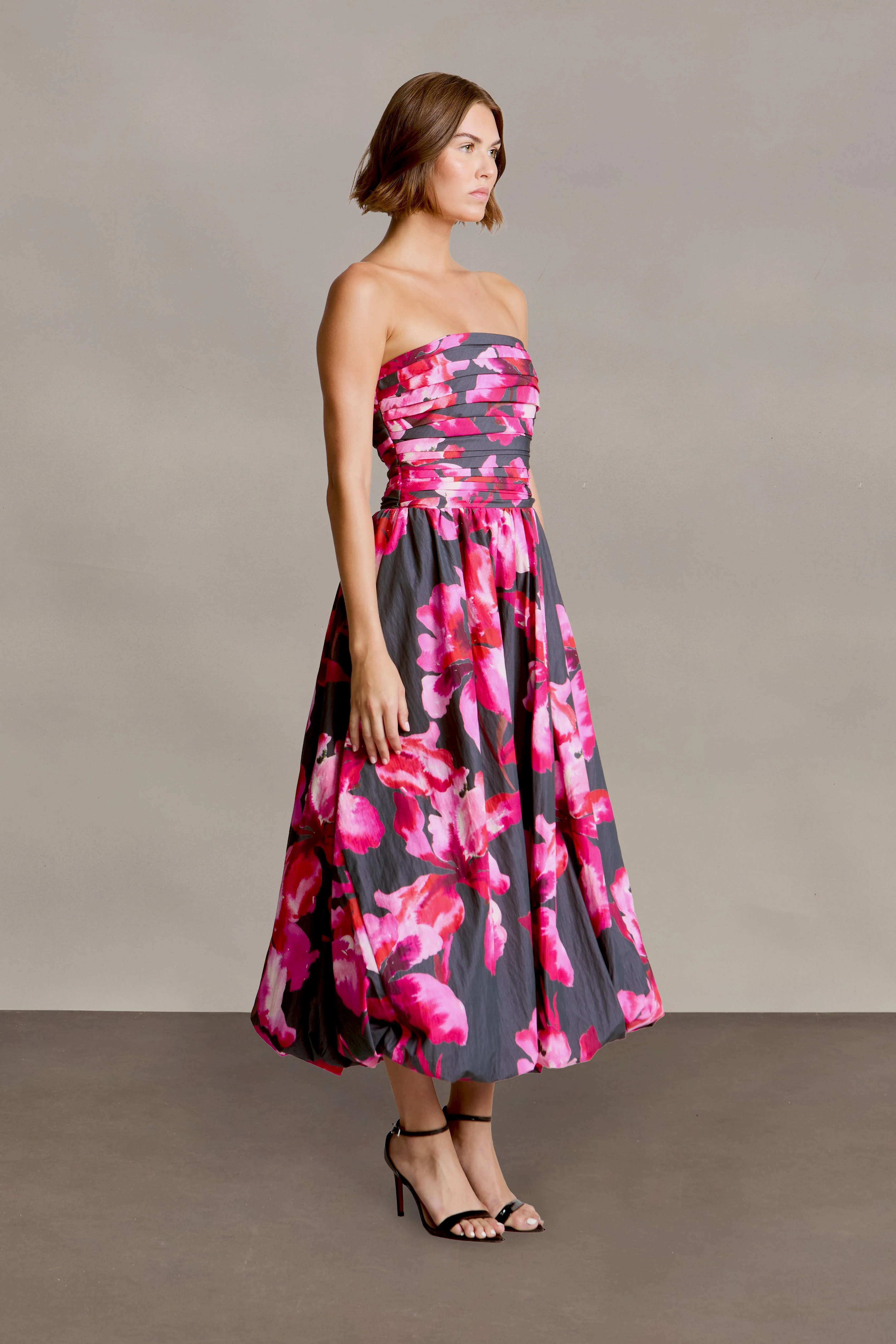 Helena Bubble Midi Dress - Image 3