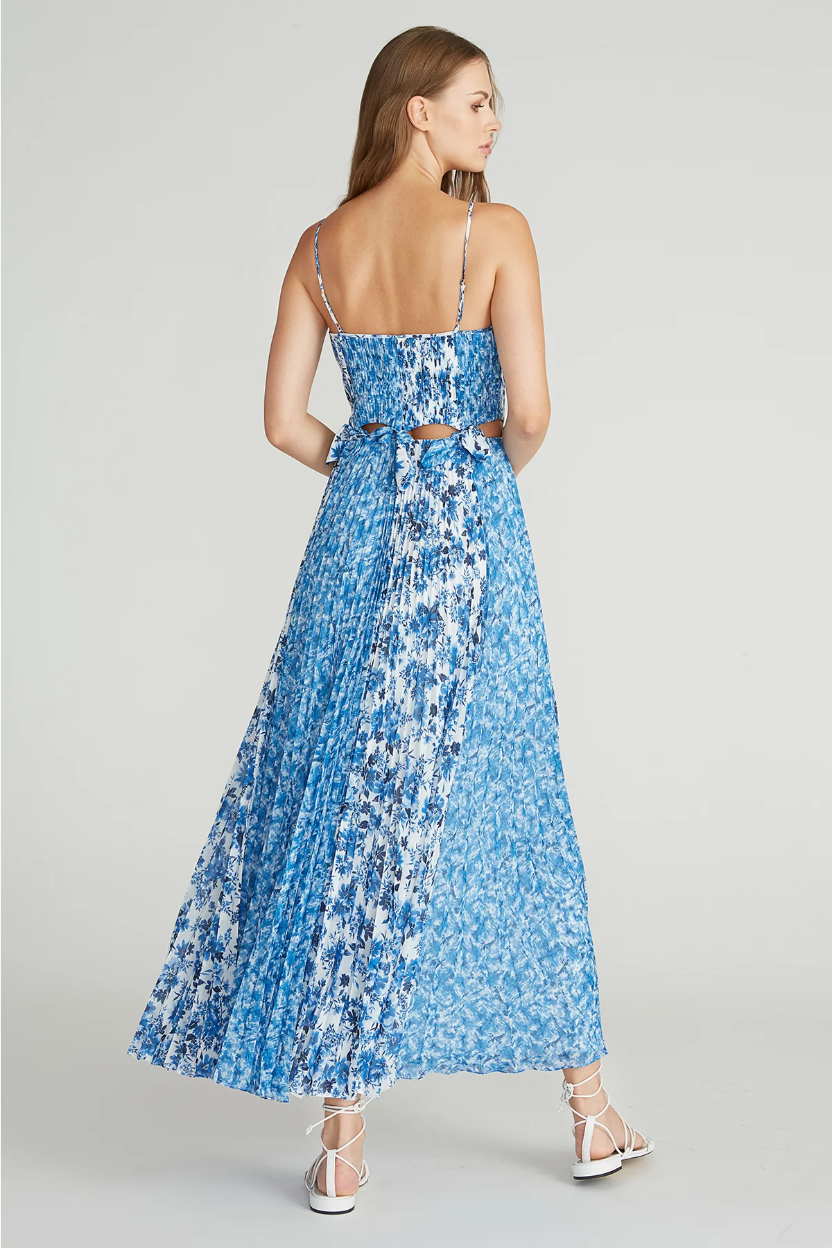 Holland Tie Pleated Dress - Image 2