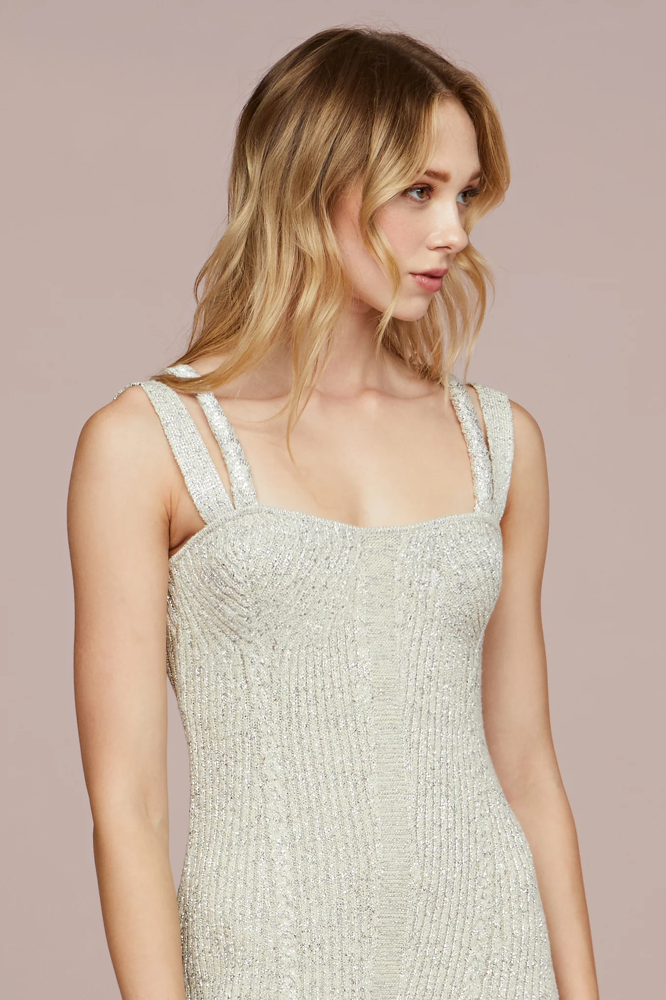 Indiyah Metallic Knit Midi - Image 4
