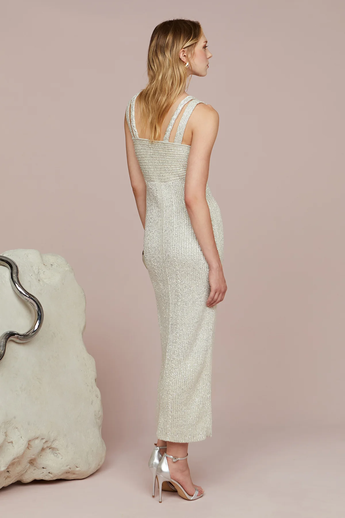 Indiyah Metallic Knit Midi - Image 7