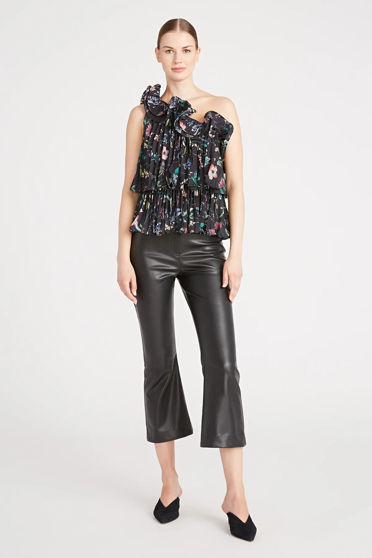 Isador Assymetrical Ruffle Top - Image 3
