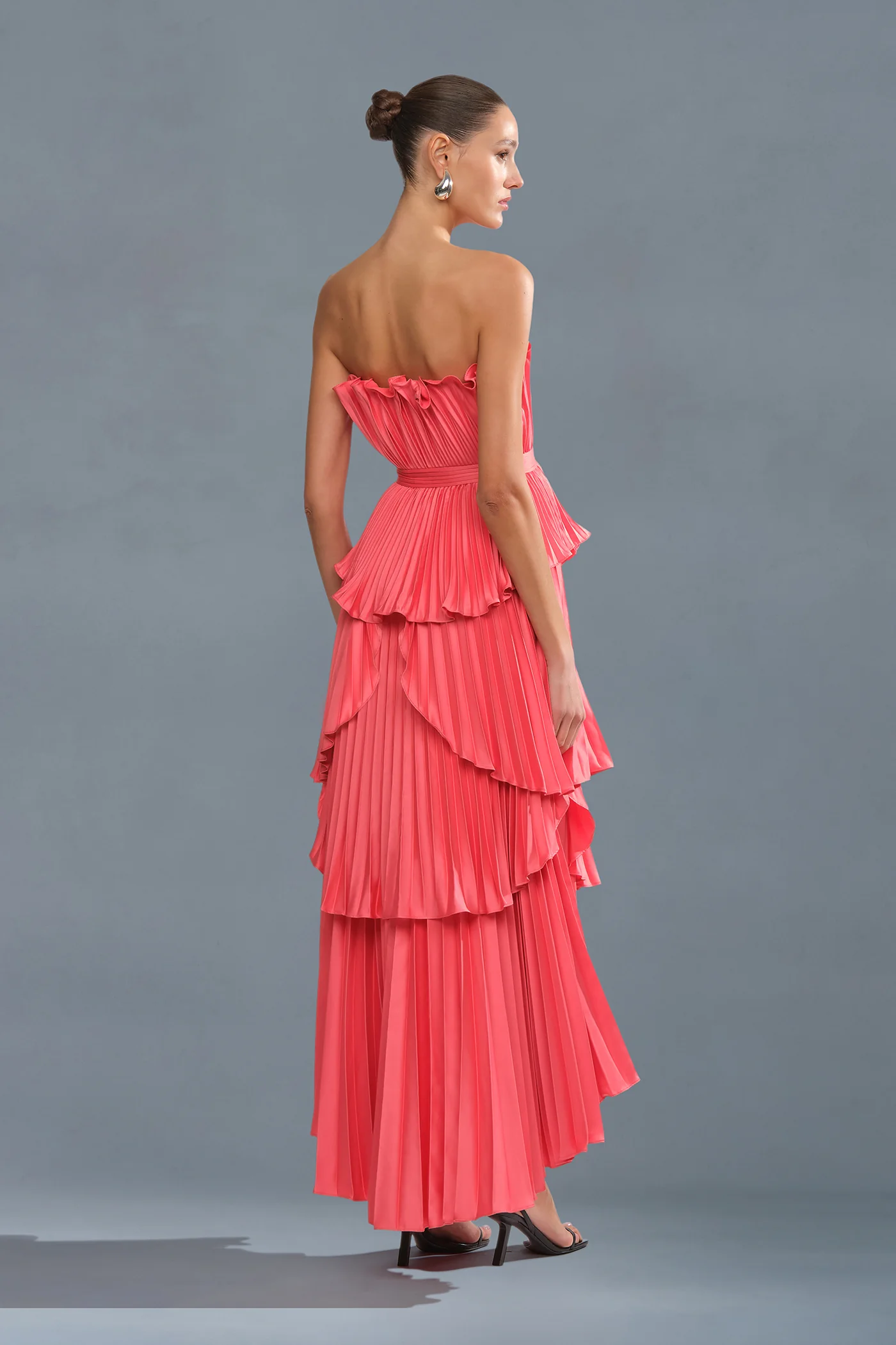 Janey Tiered Shell Midi Dress - Image 3