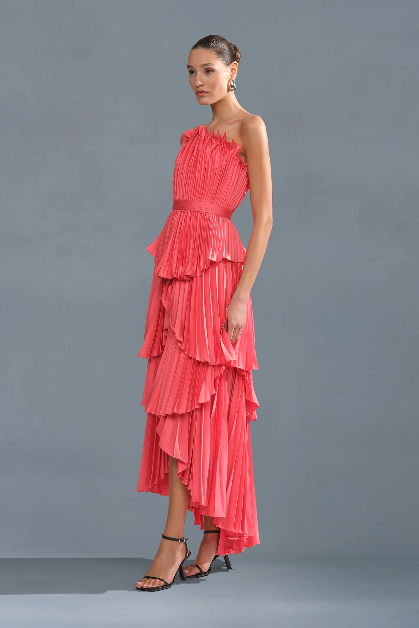 Janey Tiered Shell Midi Dress - Image 4