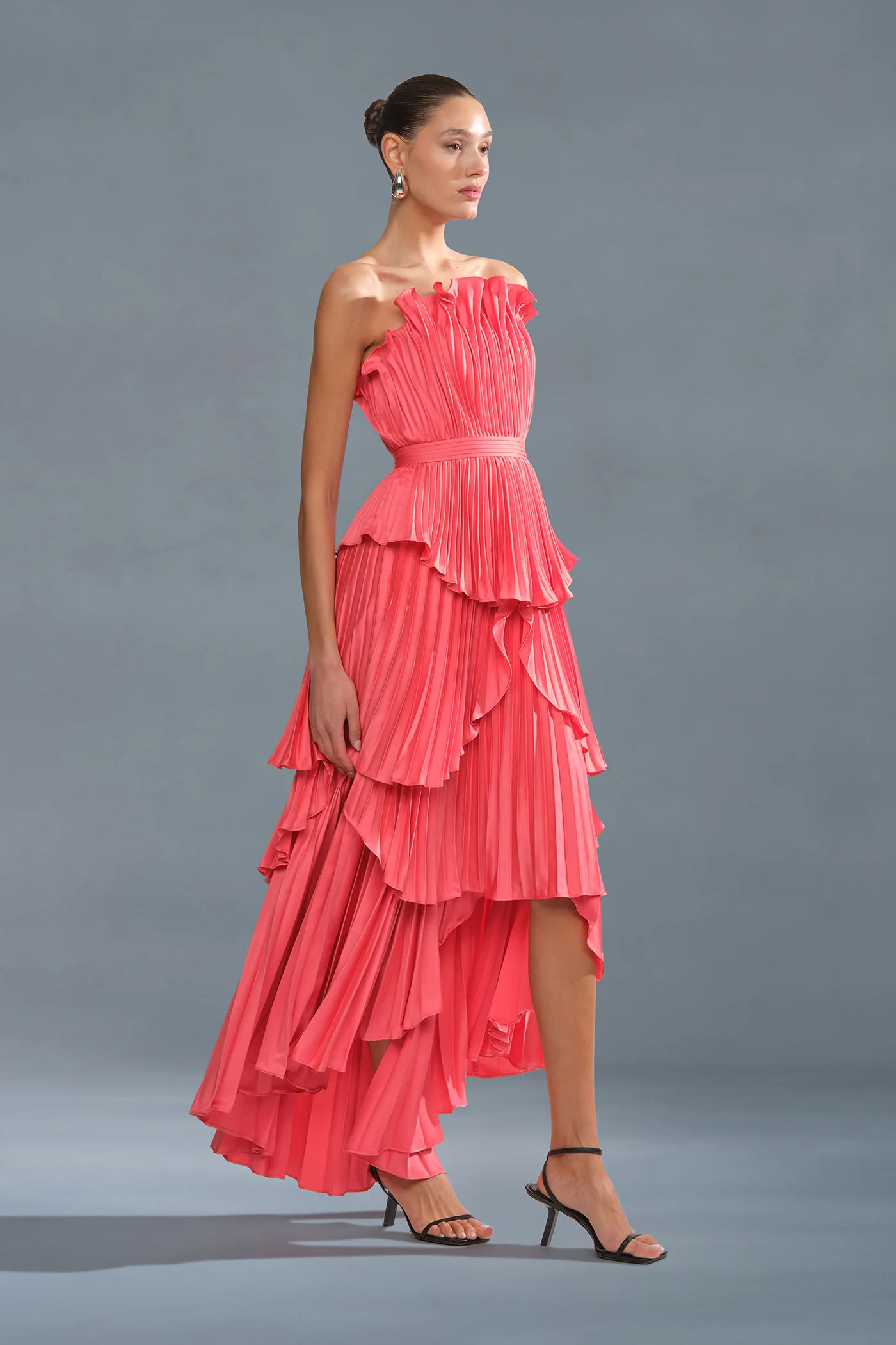 Janey Tiered Shell Midi Dress - Image 5