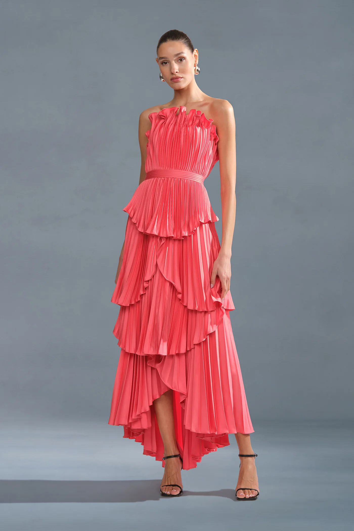 Janey Tiered Shell Midi Dress - Image 6