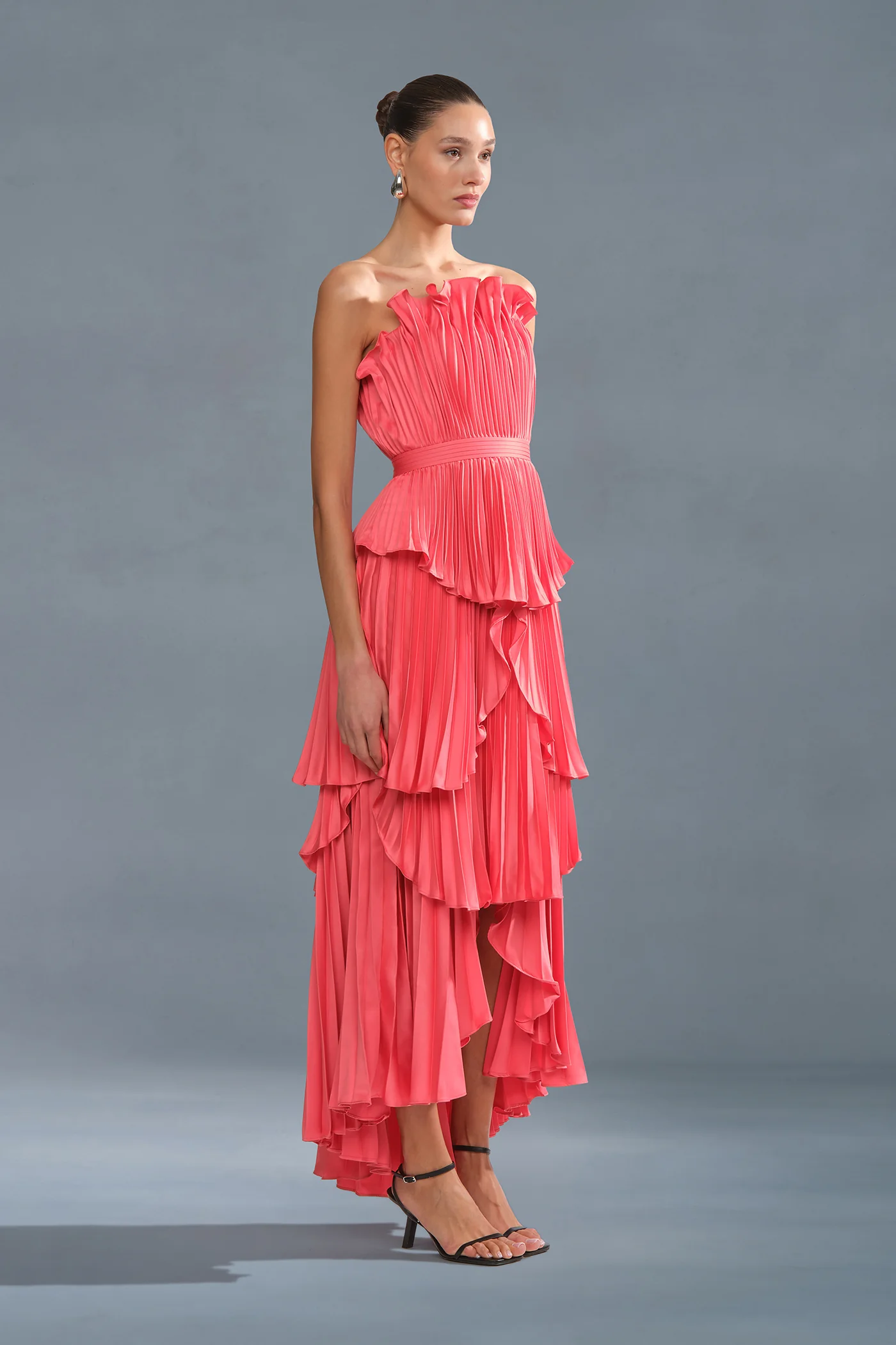 Janey Tiered Shell Midi Dress - Image 7