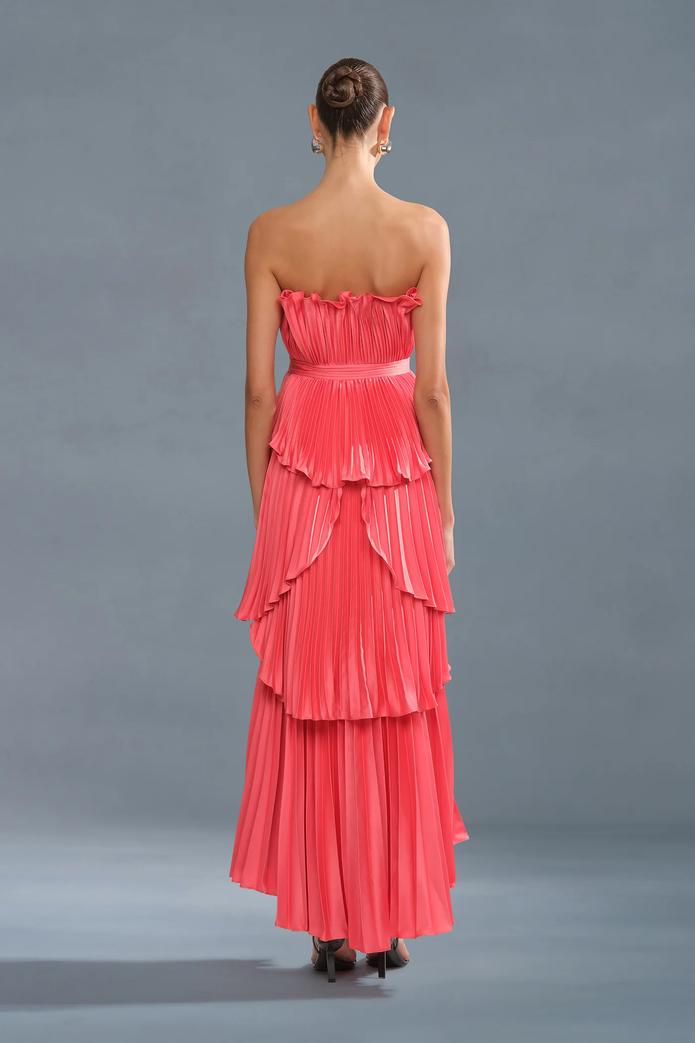 Janey Tiered Shell Midi Dress - Image 8
