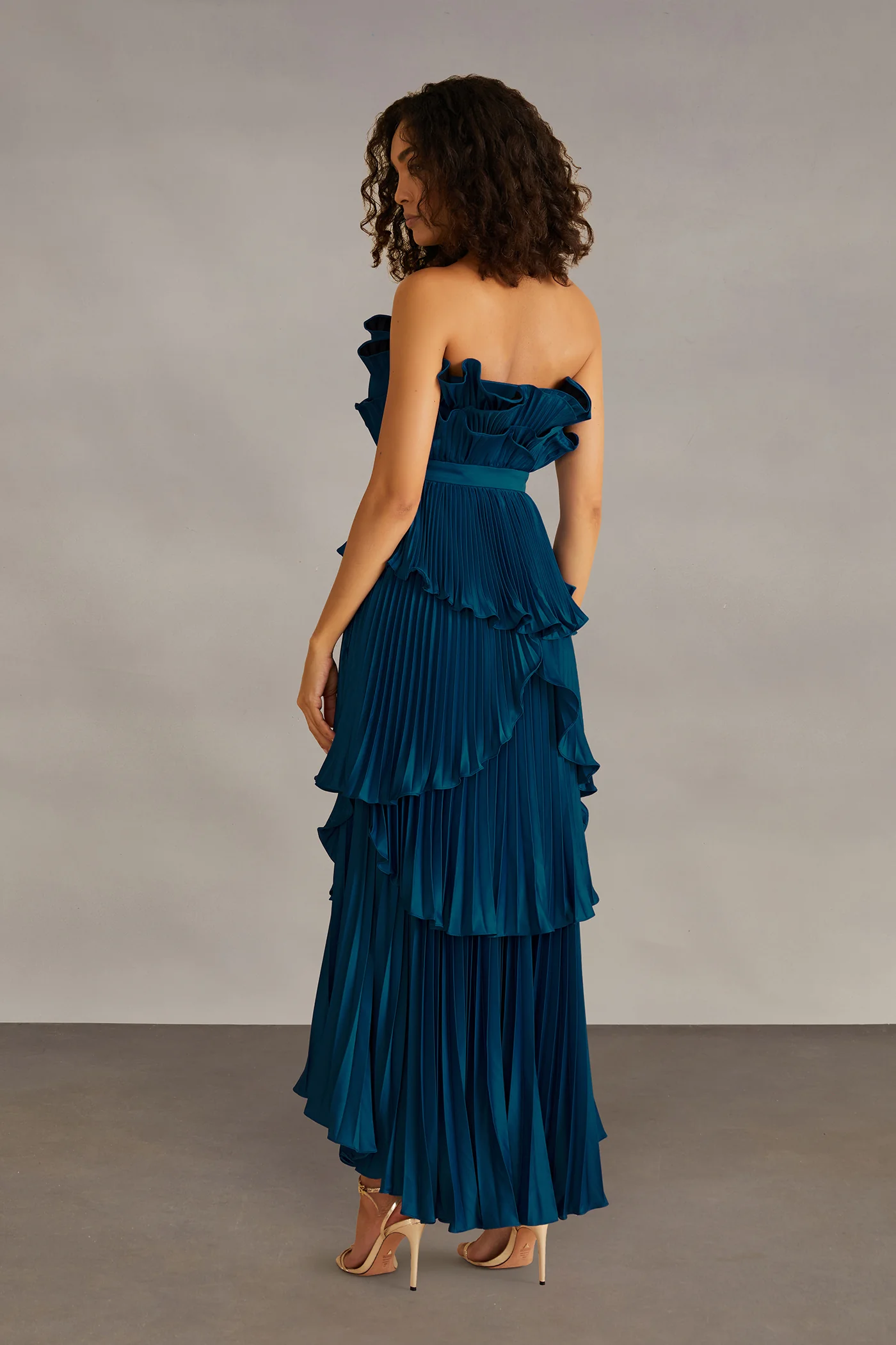 Judah Scallop Pleated Dress - Image 2