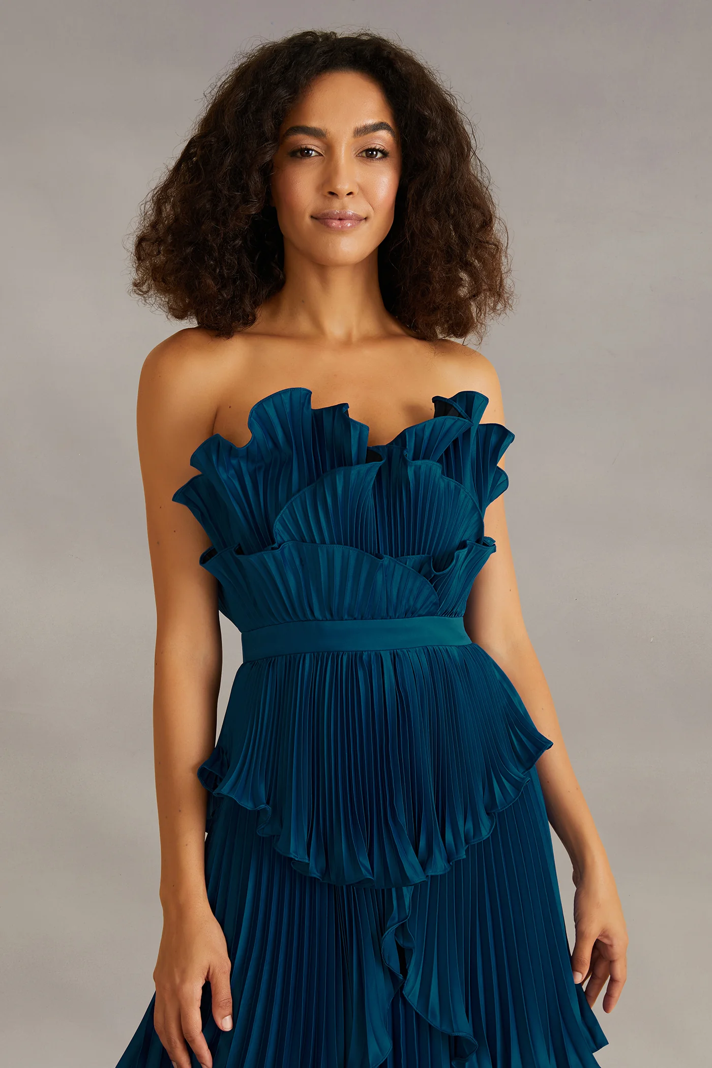 Judah Scallop Pleated Dress - Image 4