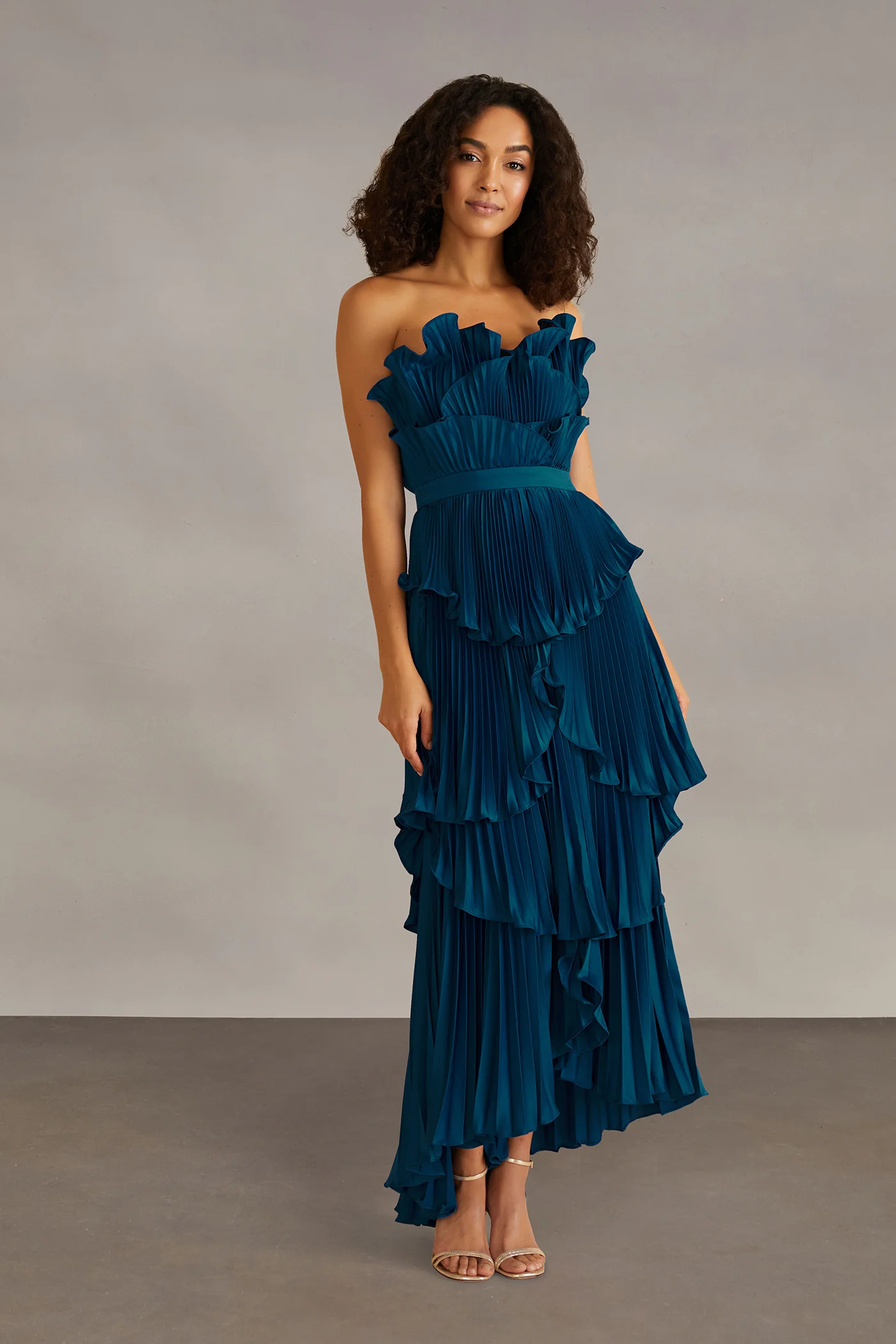Judah Scallop Pleated Dress - Image 5
