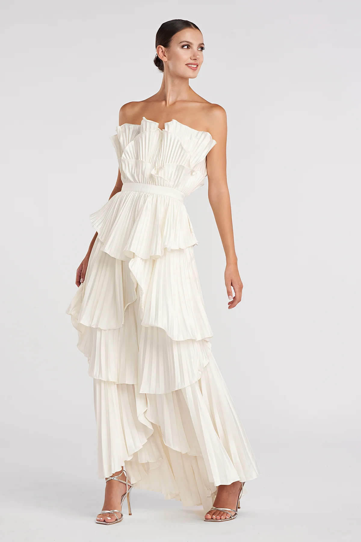 Judah Scallop Pleated Dress - Image 3