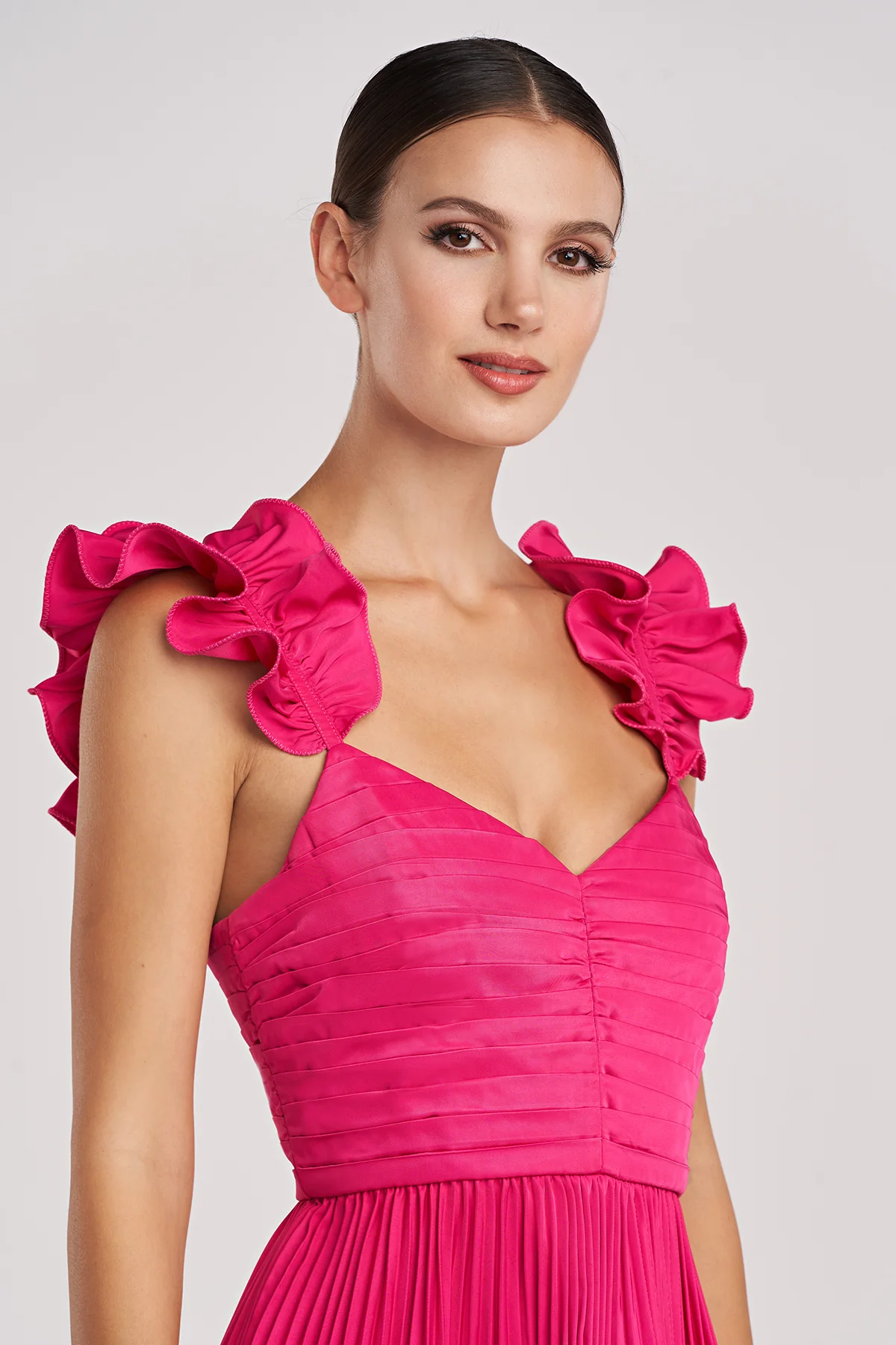 Kitty Ruffle Strap Mini Dress - Image 3