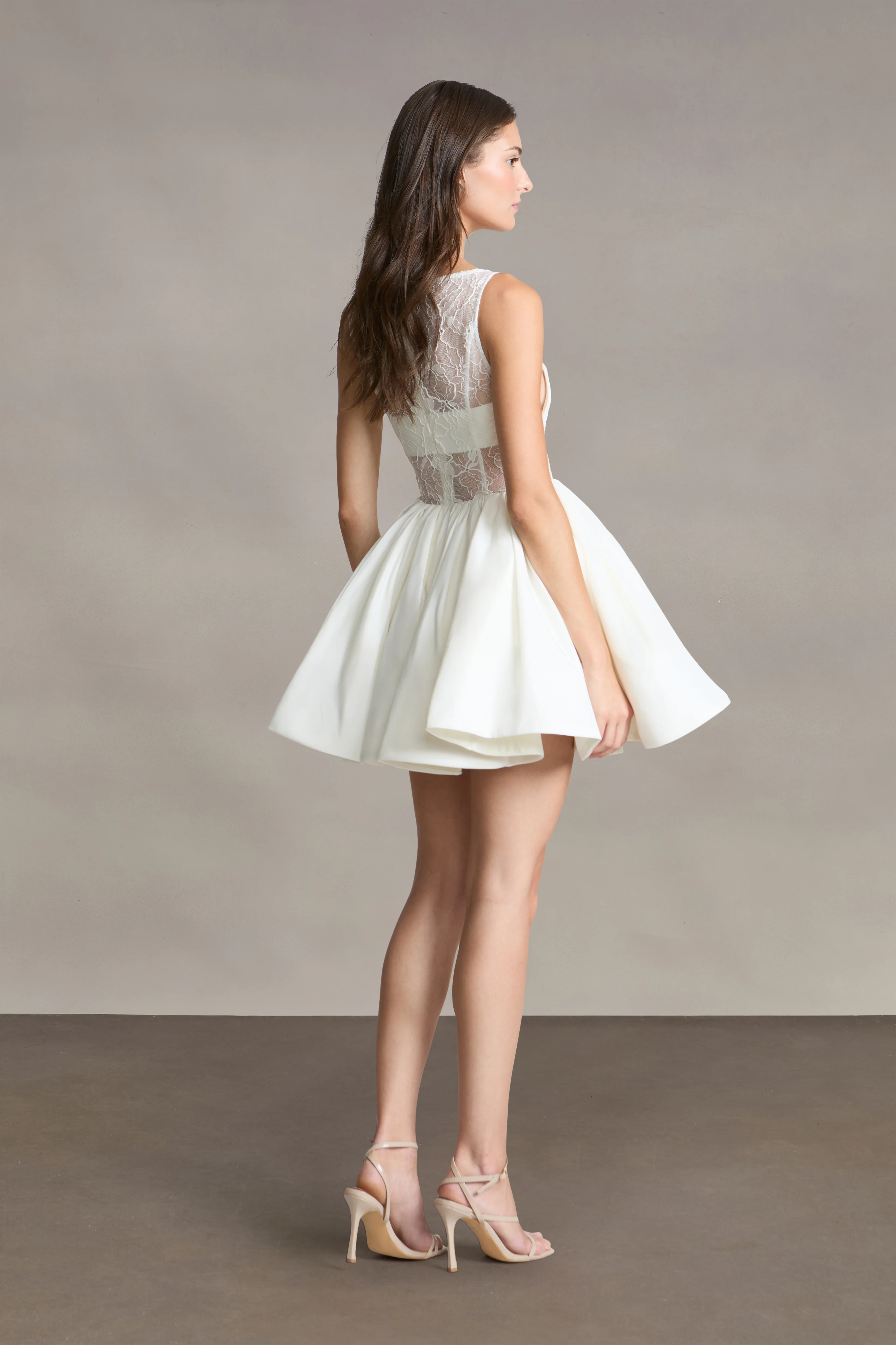 Lainey Boat Neck Mini Dress - Image 2