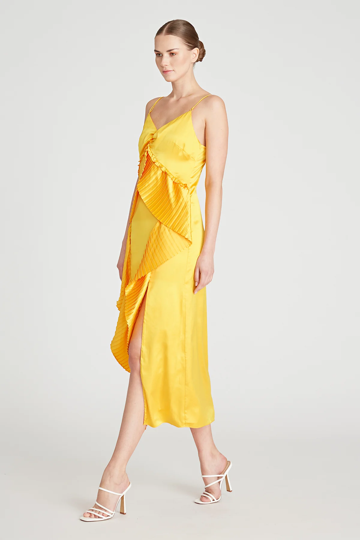 Leena Cami Pleated Slip Dress - Image 4