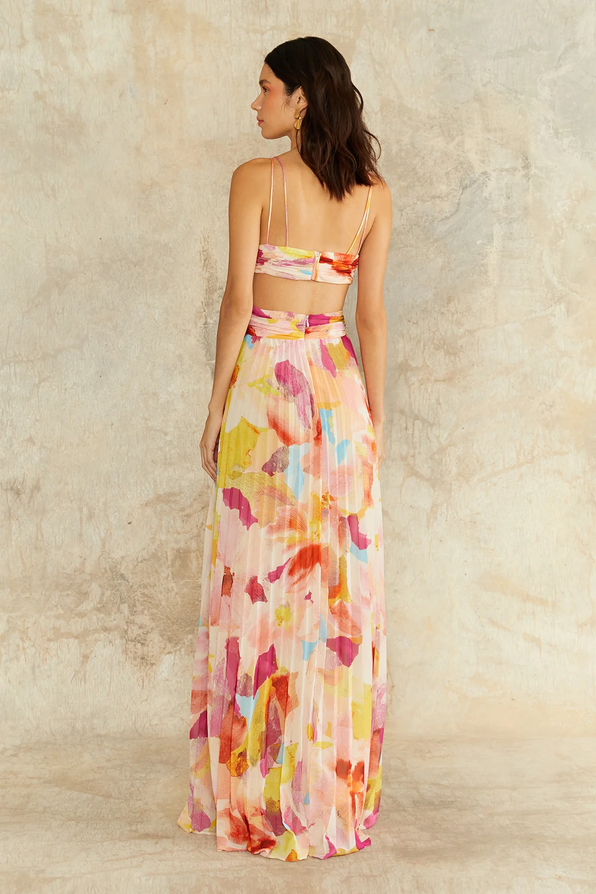 Lisle Pleated Gown - Image 2