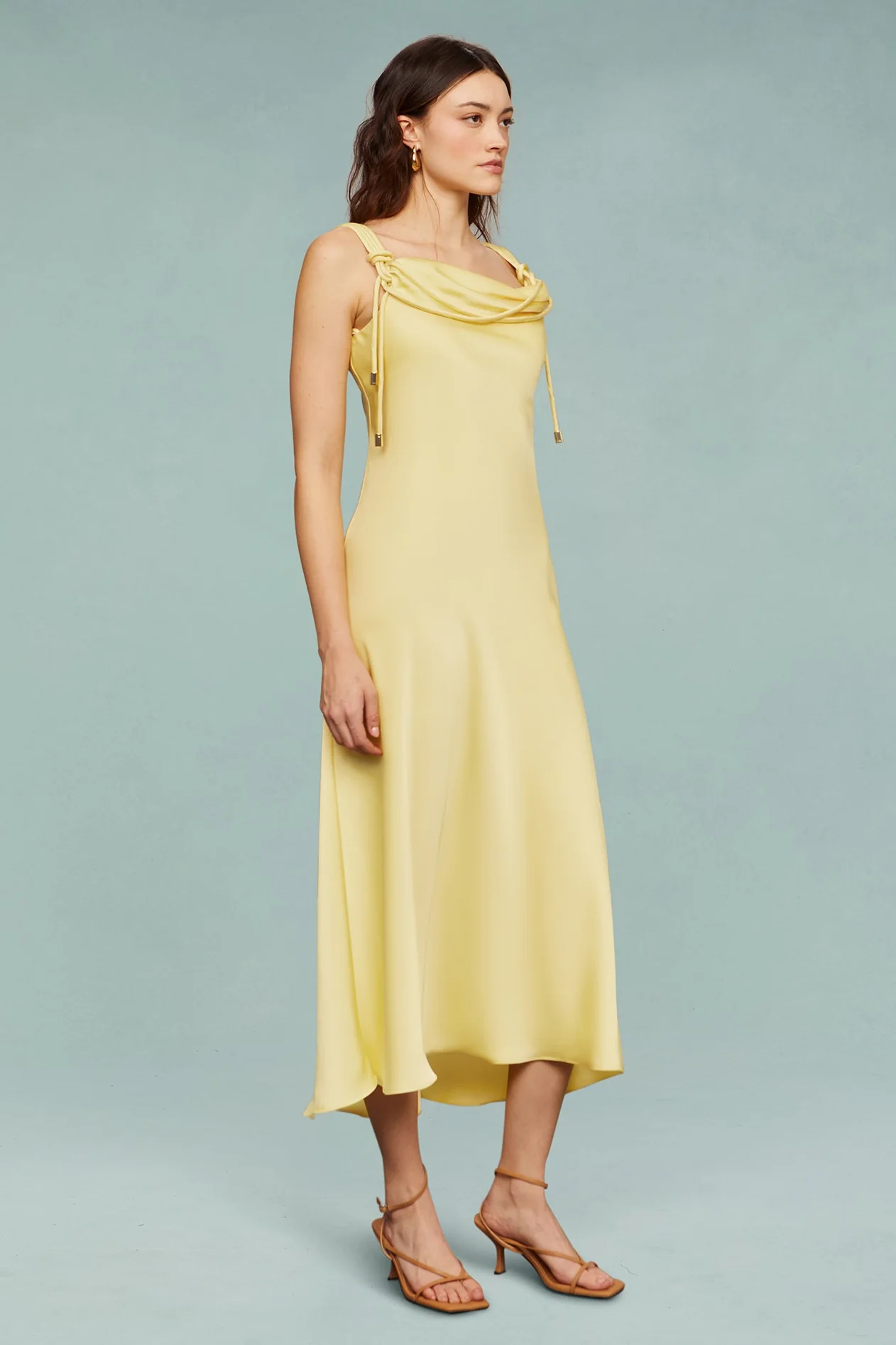 Liza Pleated Midi Dress - Image 5