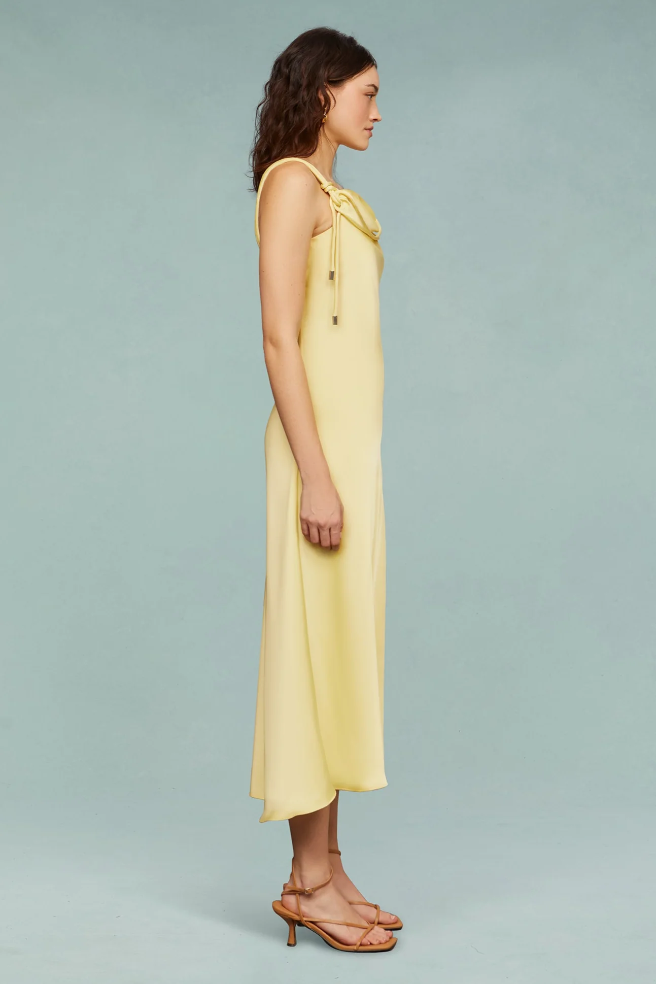 Liza Pleated Midi Dress - Image 6