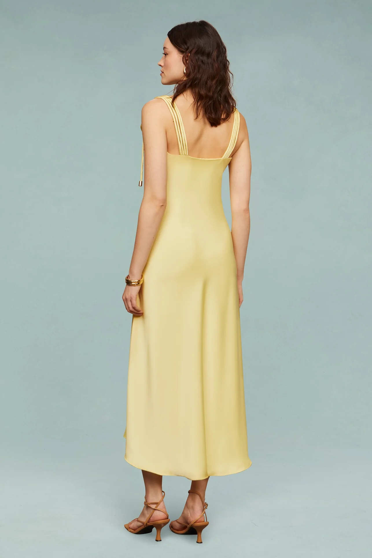 Liza Pleated Midi Dress - Image 7