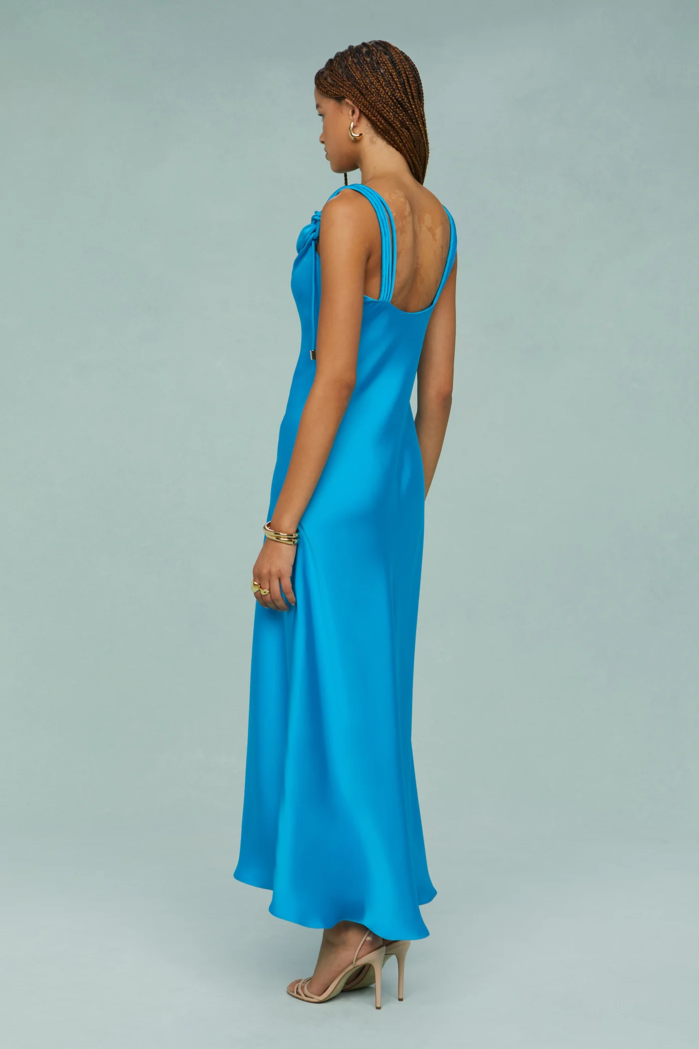 Liza Pleated Midi Dress - Image 7