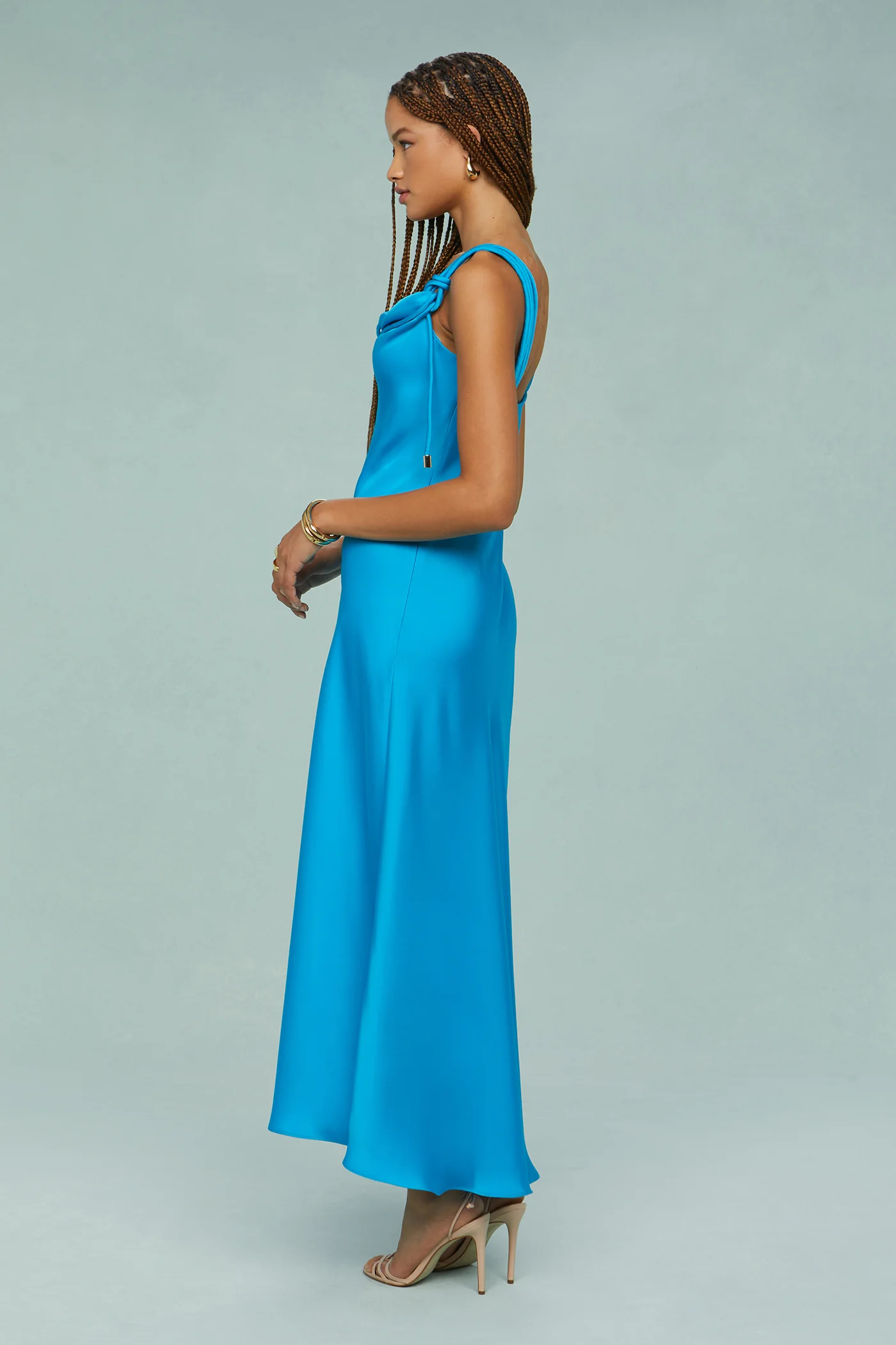 Liza Pleated Midi Dress - Image 8