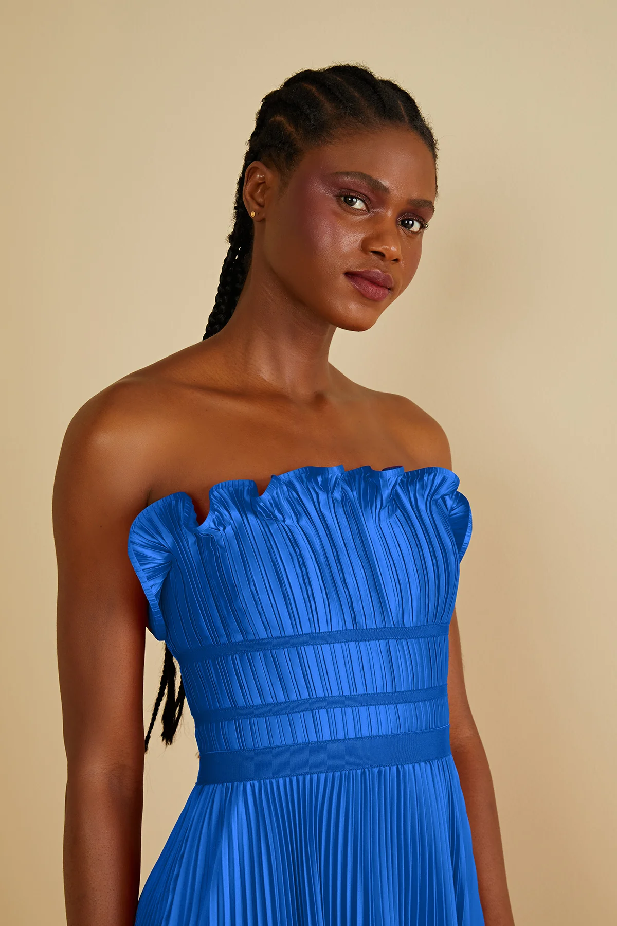 Losey Ruffle Neck Gown - Image 3