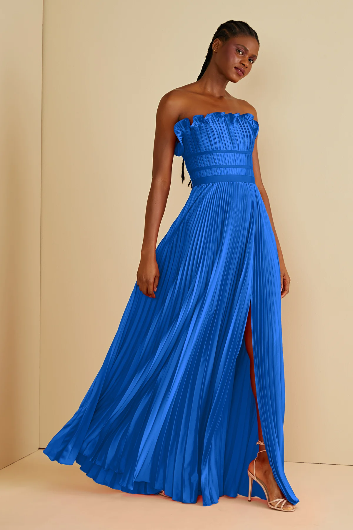 Losey Ruffle Neck Gown - Image 4