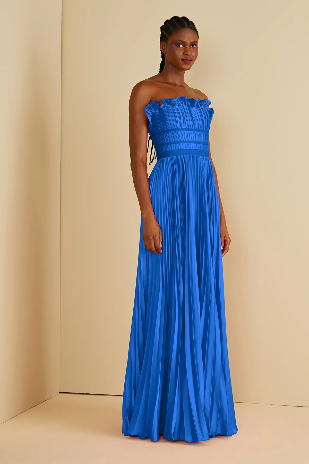 Losey Ruffle Neck Gown - Image 5