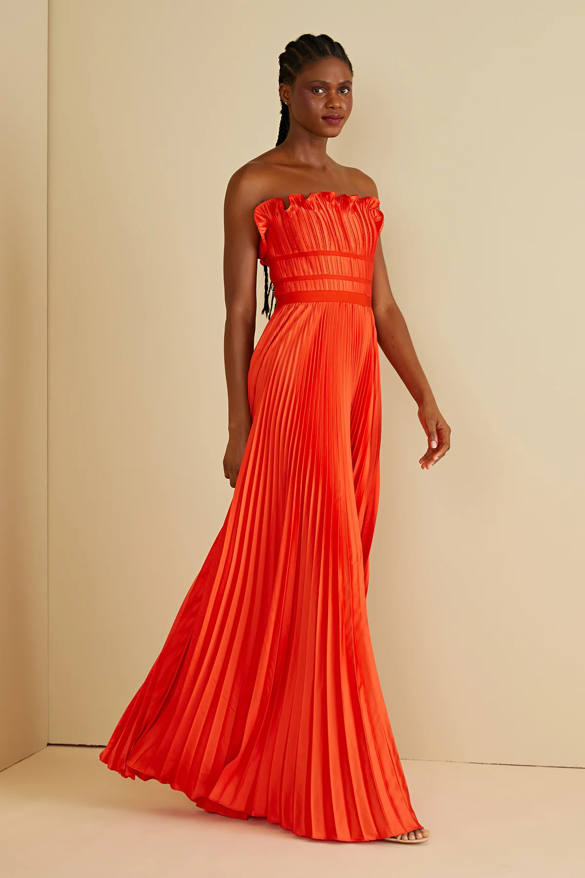 Losey Ruffle Neck Gown - Image 3