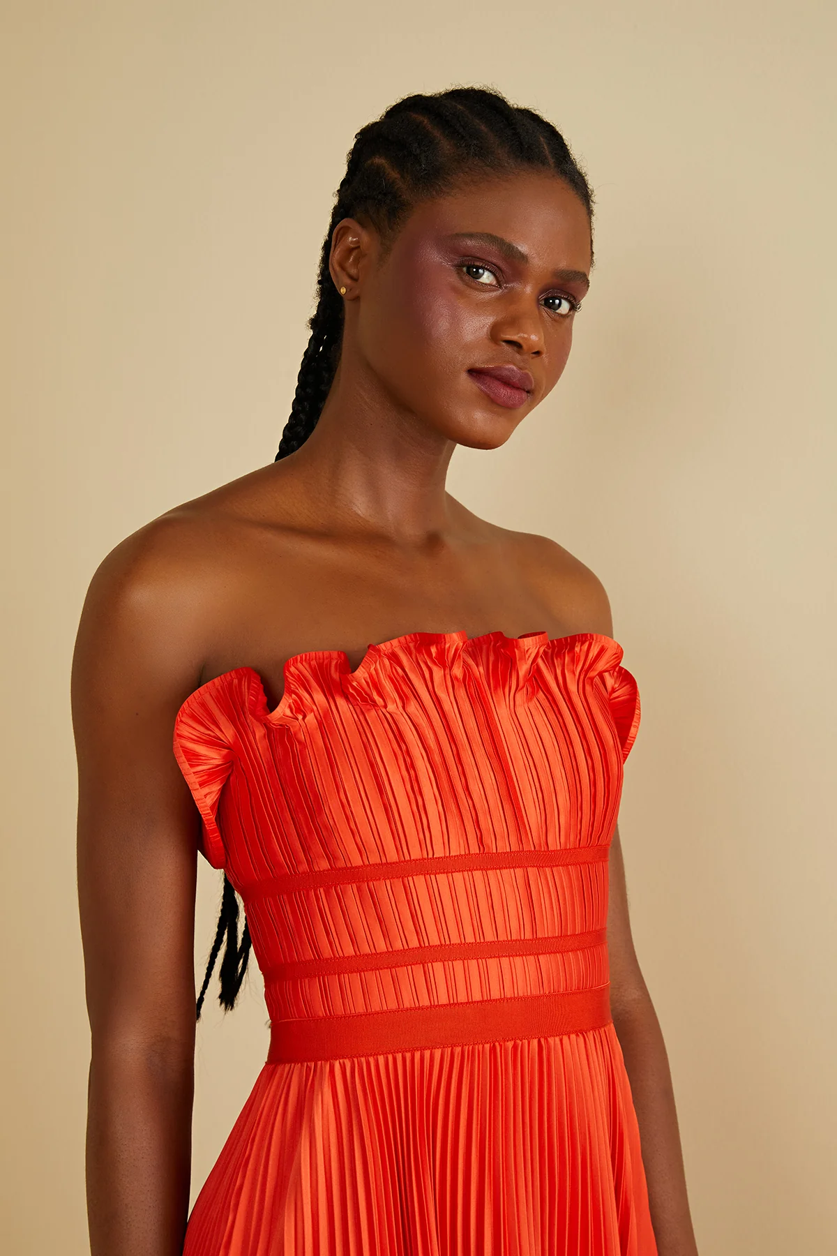 Losey Ruffle Neck Gown - Image 4