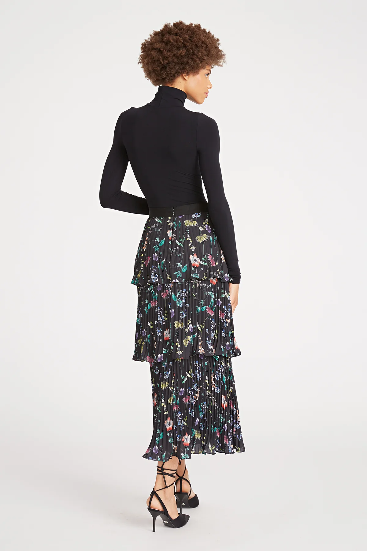 Louella Pleated Tier Skirt - Image 2