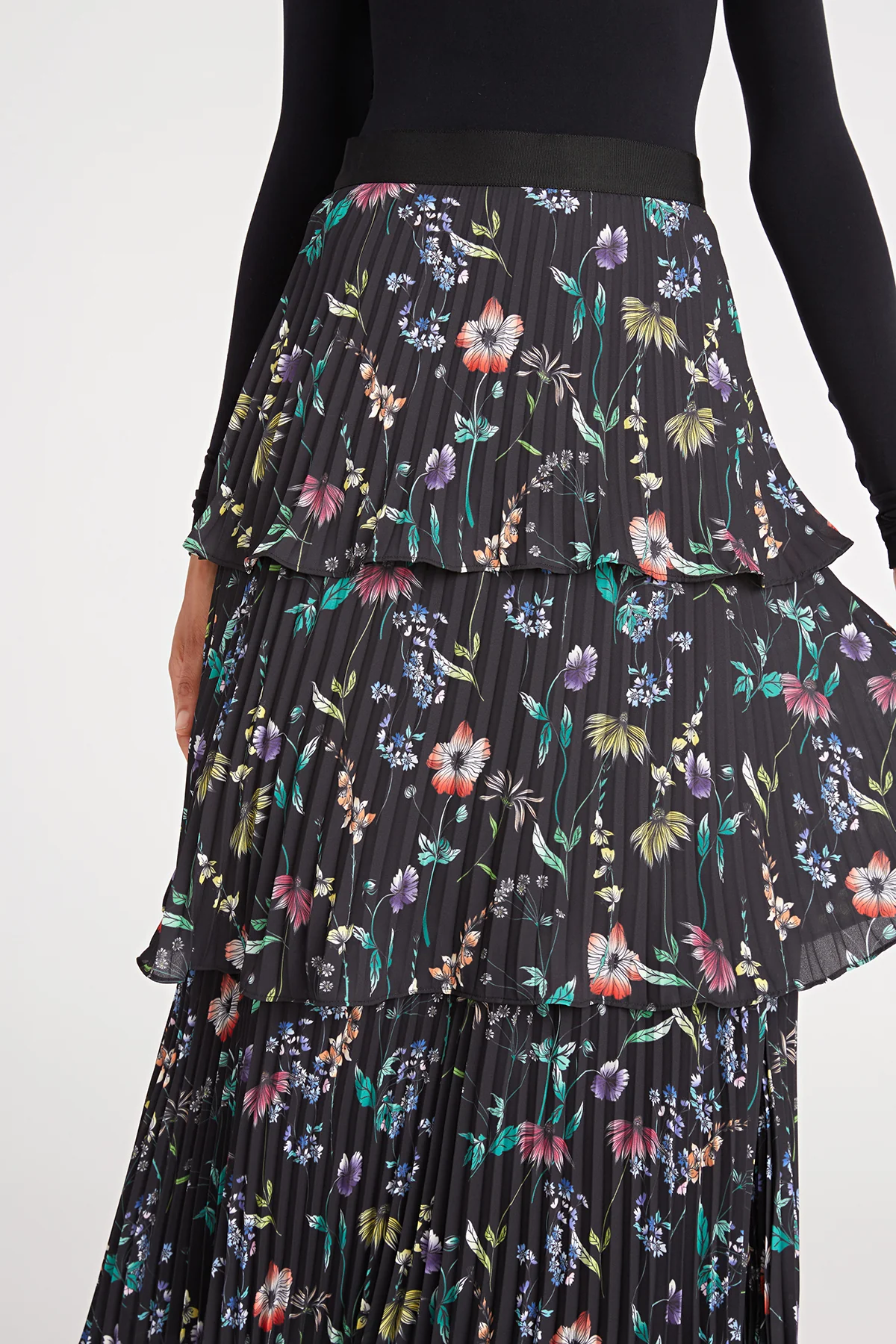 Louella Pleated Tier Skirt - Image 4