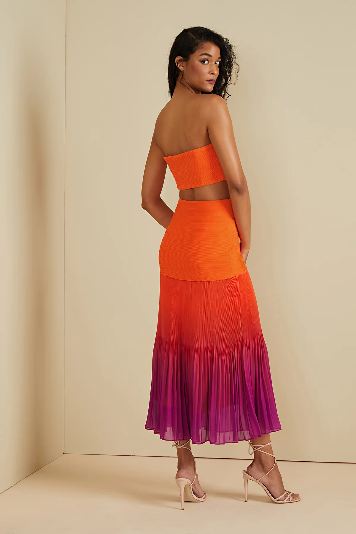Louise Pleated Maxi Skirt - Image 2