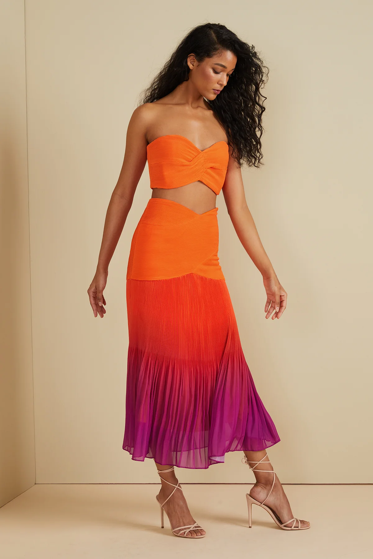 Louise Pleated Maxi Skirt - Image 5