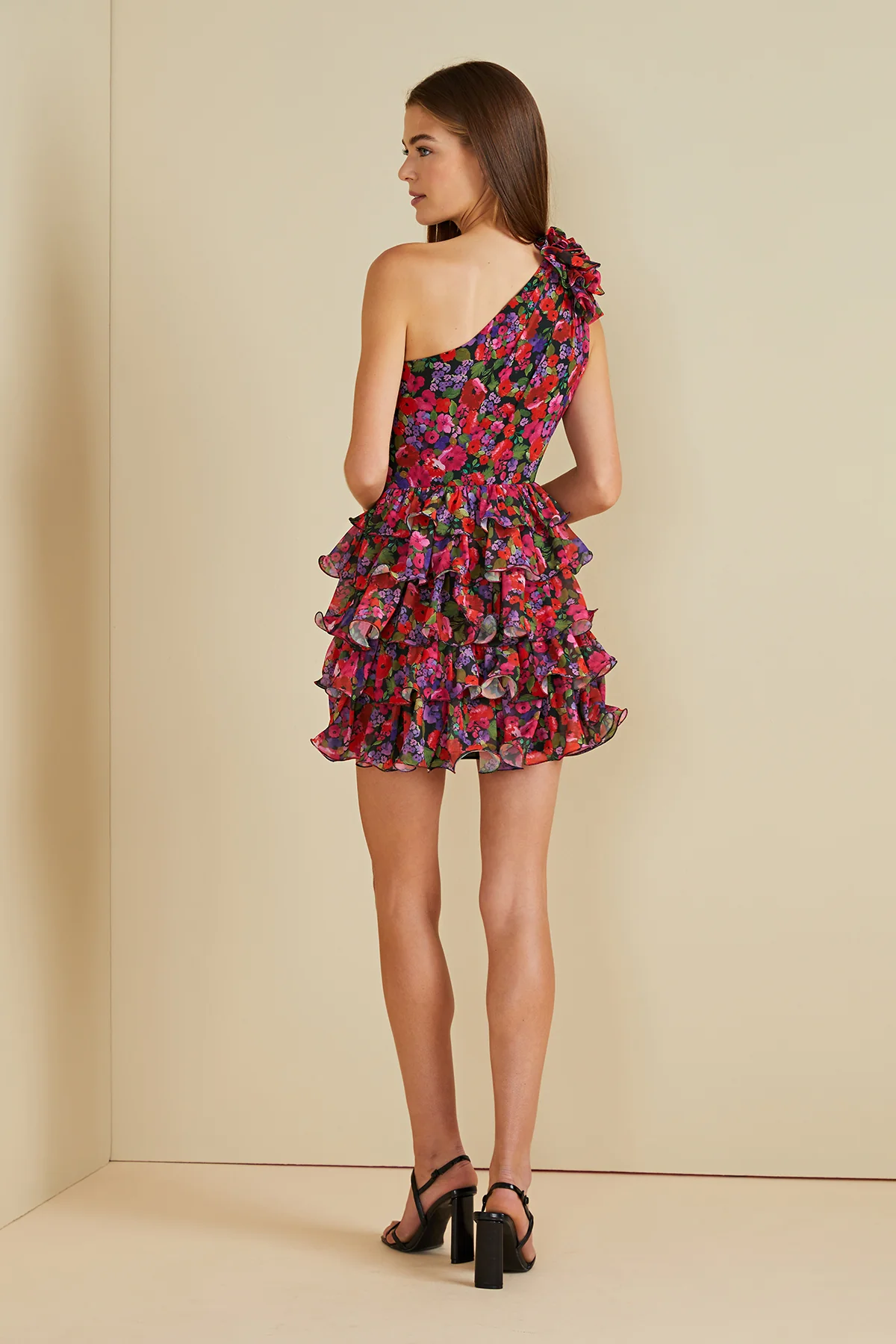 Malti One Shoulder Mini Dress - Image 2