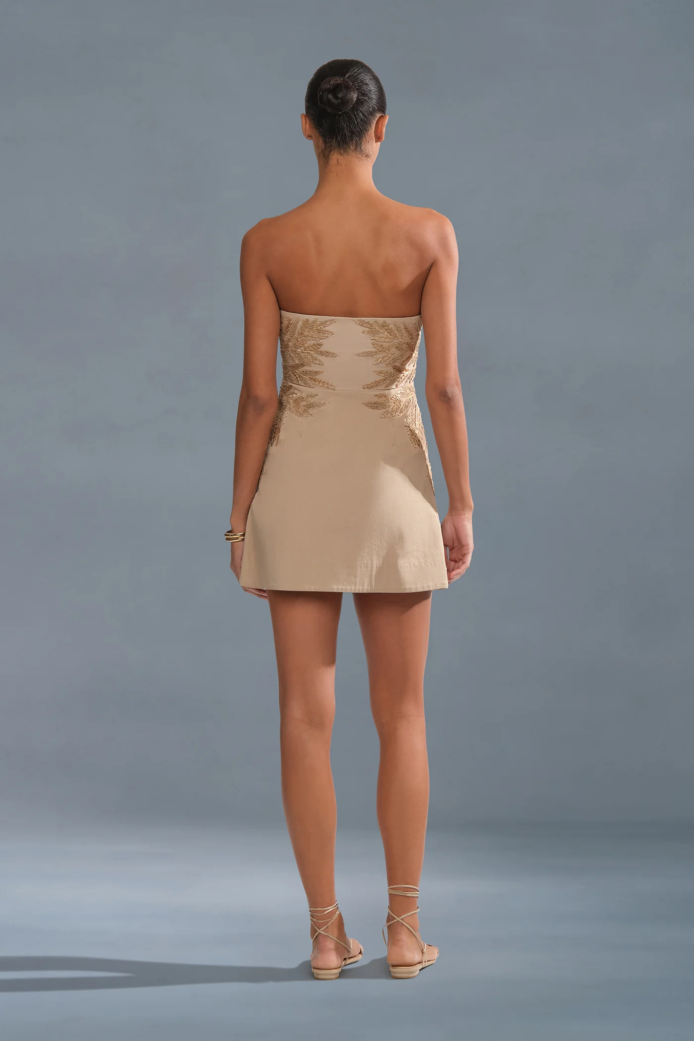 Meah Raffia Mini Dress - Image 3